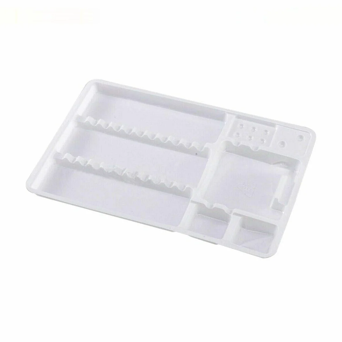 Bandejas desechables de plástico 280 x 180 mm para odontología perforación corporal clínicas de belleza tatuaje (50)