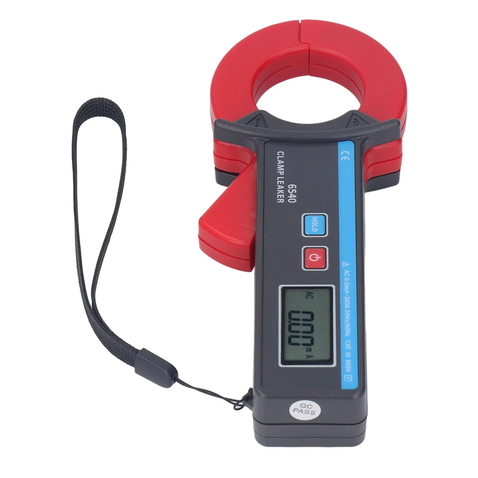 FTVOGUE Pinza Amperimétrica de Corriente de Fuga, Medición sin Contacto, Fuga de Pinza Digital Portátil para Energía, Meteorología, Telecomunicaciones