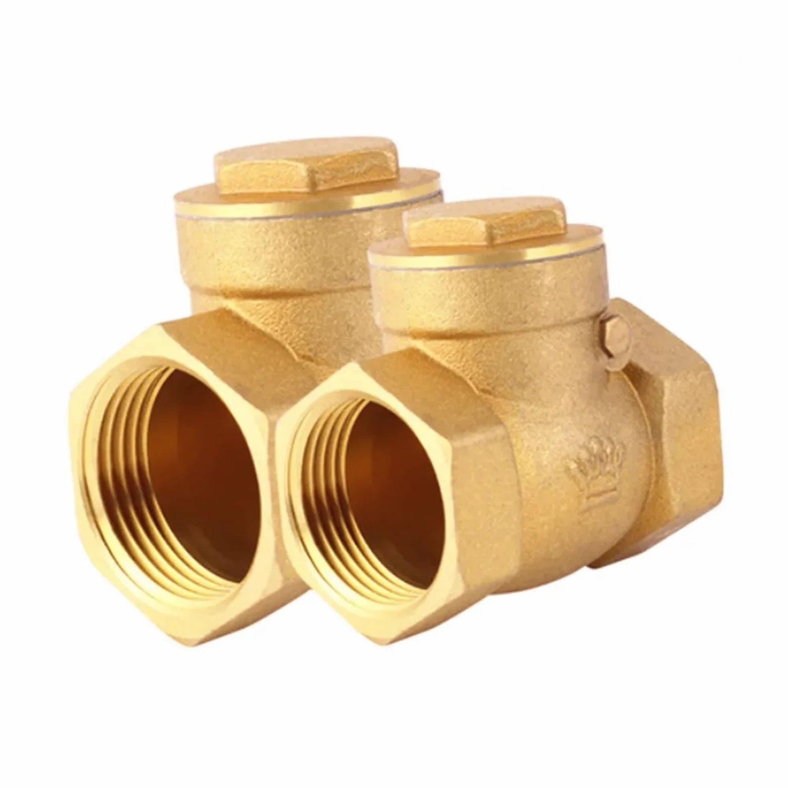 Válvula De Esfera Válvula Antirretorno Horizontal Con Boca De Alambre Latón, Rosca Hembra Cobre, 1/2", 3/4", 1", 1-1/4", 1-1/2", 2"(DN50)