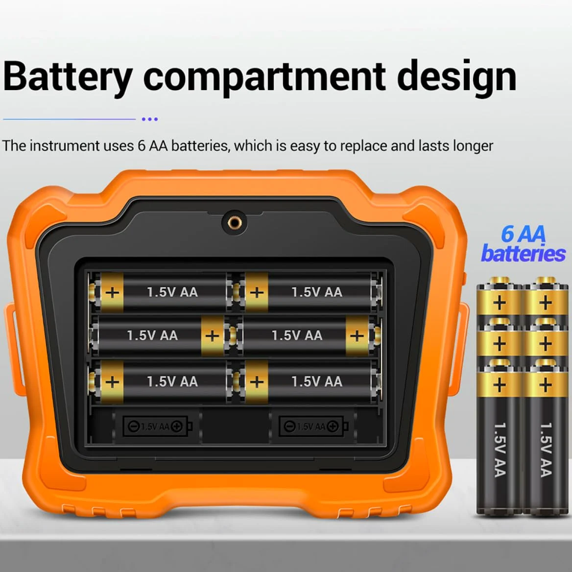 Megóhmetro Medidor Electrónico Industrial Mh10 de Resistencia de Aislamiento Digital Retroiluminación Lcd Naranja para Pruebas Eléctricas y Mantenimiento Profesional