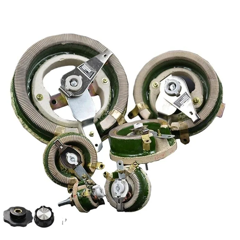 Reóstato BC1 de Alta Potencia 300 W, R máx. 50 ohmios, Resistencia Alambre bobinado Variable rotativa, Forma Disco, Ajustable, reóstato Deslizante