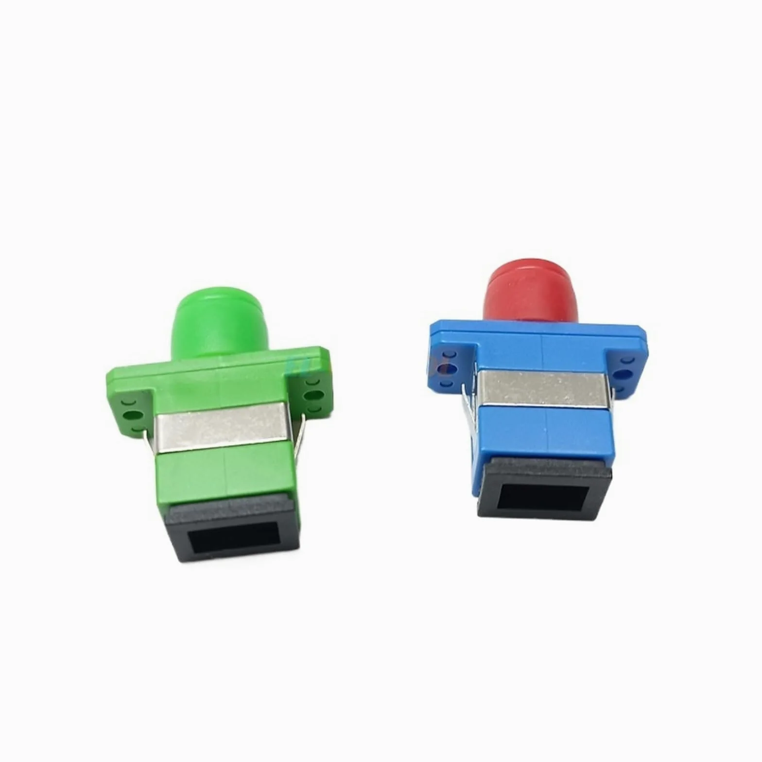 Adaptador de fibra óptica FC-SC UPC/conector de brida simple (10 piezas)(10PCS UPC blue)
