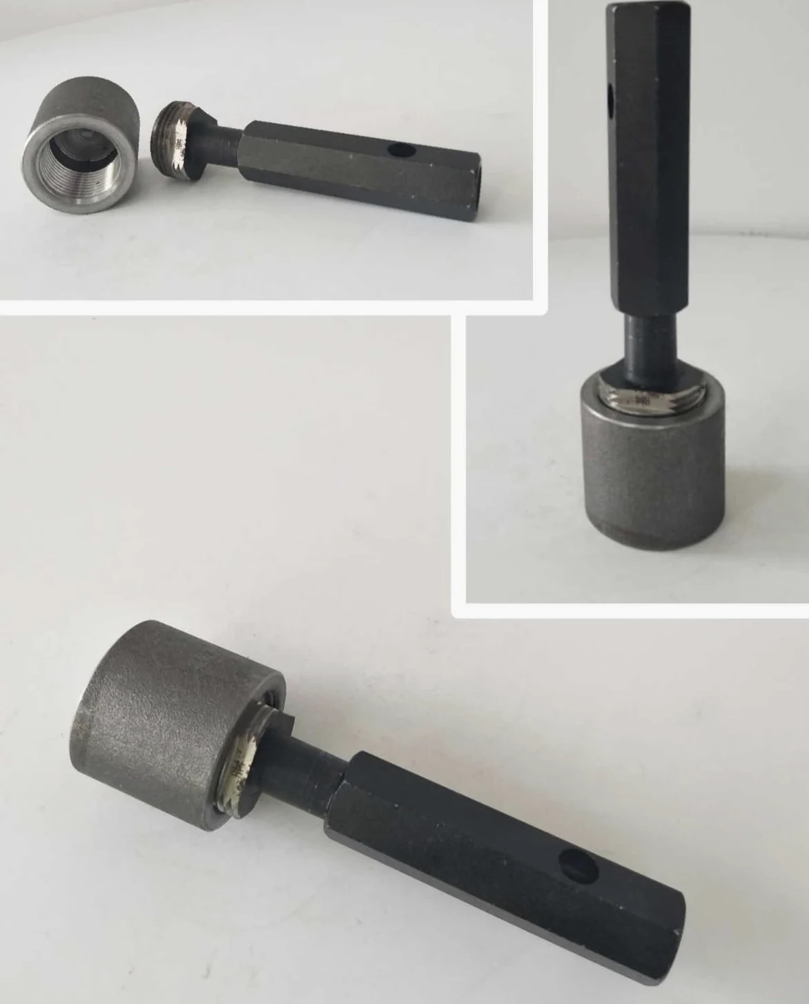 Tapa de tubo de rosca hembra de acero al carbono BSPT/NPT de 1/4" a 4"(Bspt 4 Inch Dn100 Pipe Cap)
