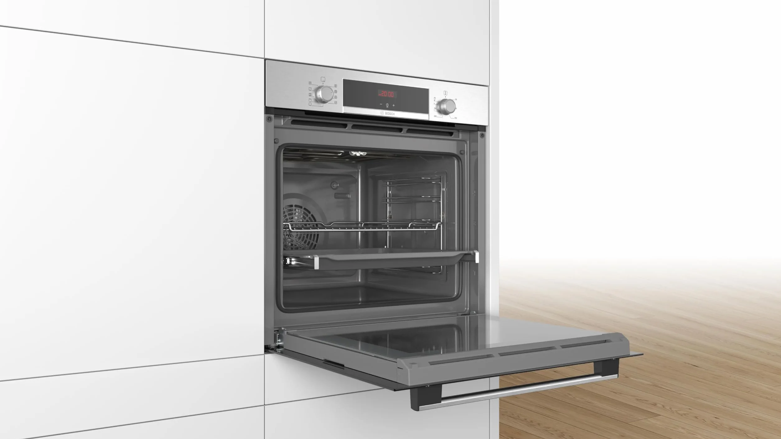 BOSCO Horno Multifunción 60 cm Serie 4 HBA512ES0 Negro