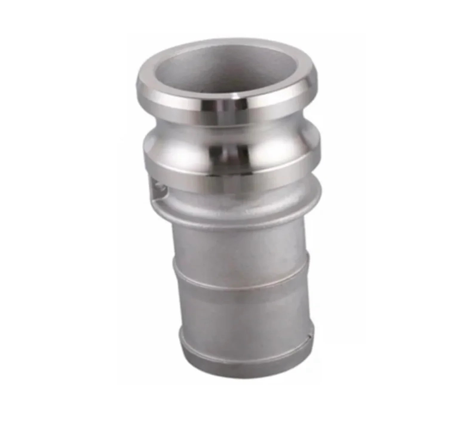 1 Uds 1-1/2 "espiga de cola de manguera 304 acero inoxidable tipo E enchufe Camlock ajuste leva y acoplamiento de ranura