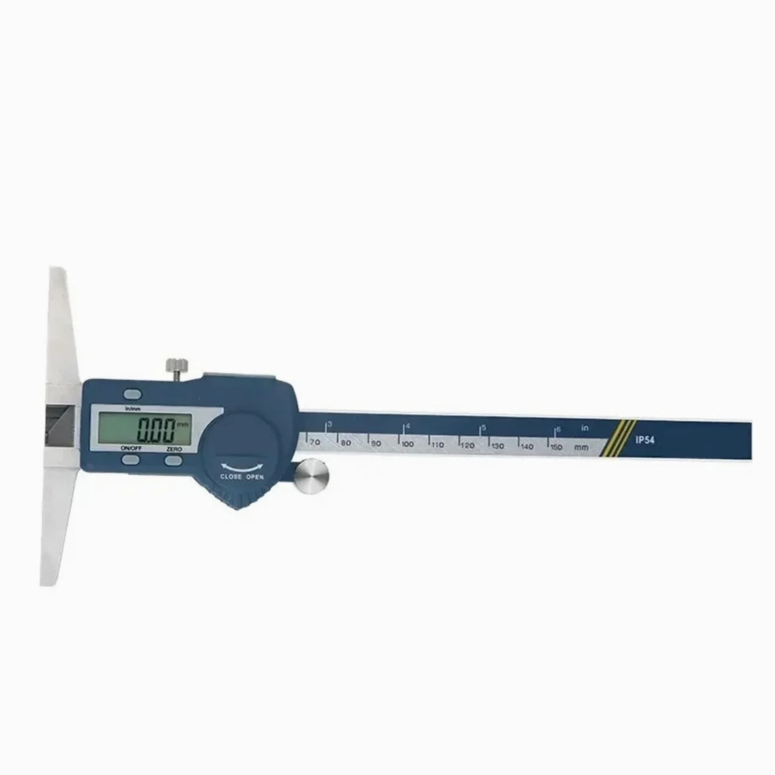 Calibrador Vernier de Profundidad, micrómetro, 150/200/300 Mm, calibrador Vernier Digital, medidor de Profundidad Digital eléctrico de Acero Inoxidable(0-200mm)