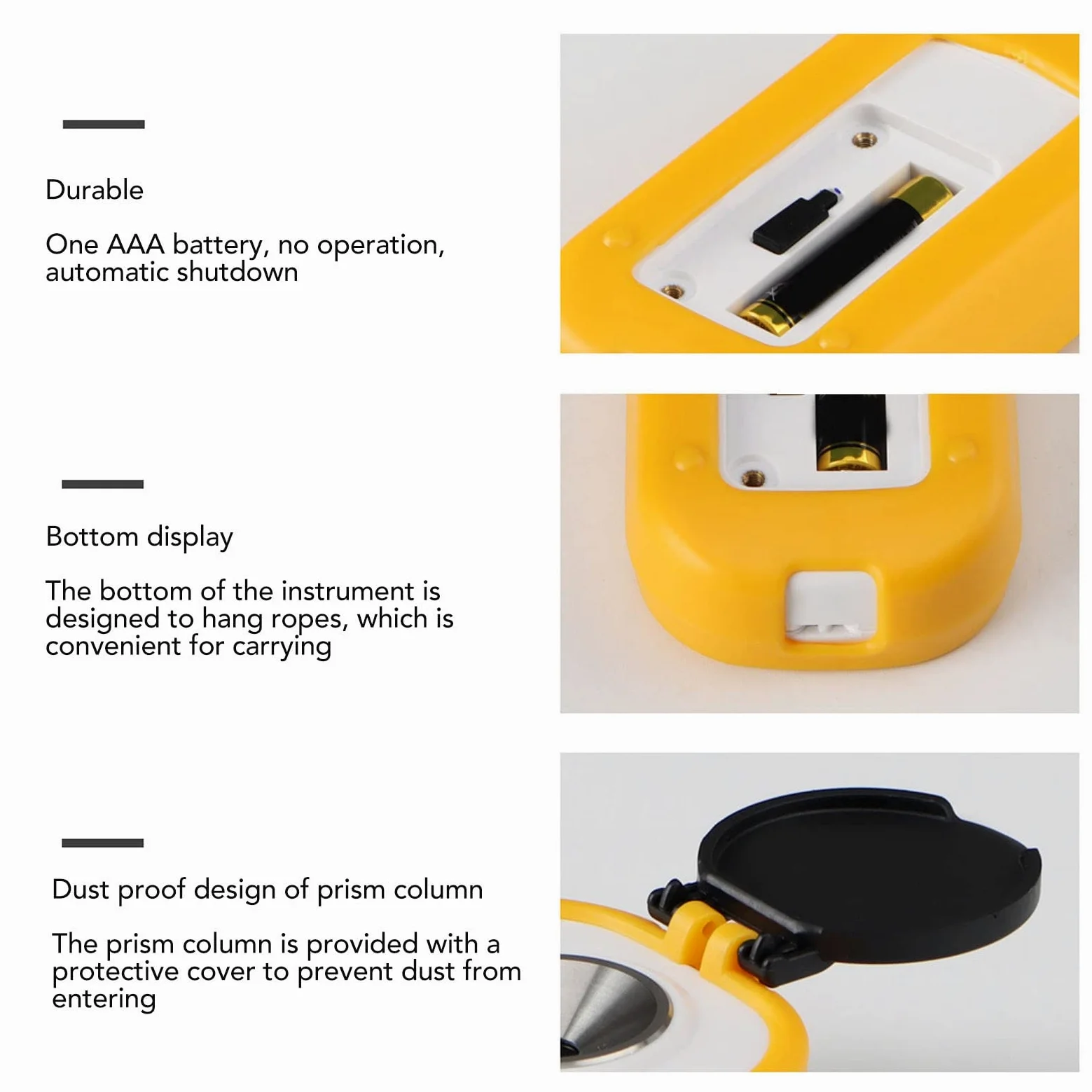 Cryfokt Refractómetro Digital de Mano Rápido y Conveniente para Pruebas de Alcohol Blanco Probador de Medidor de Concentración de Alcohol de 0 a 80% para Trabajadores de Laboratorio ABS Portátil