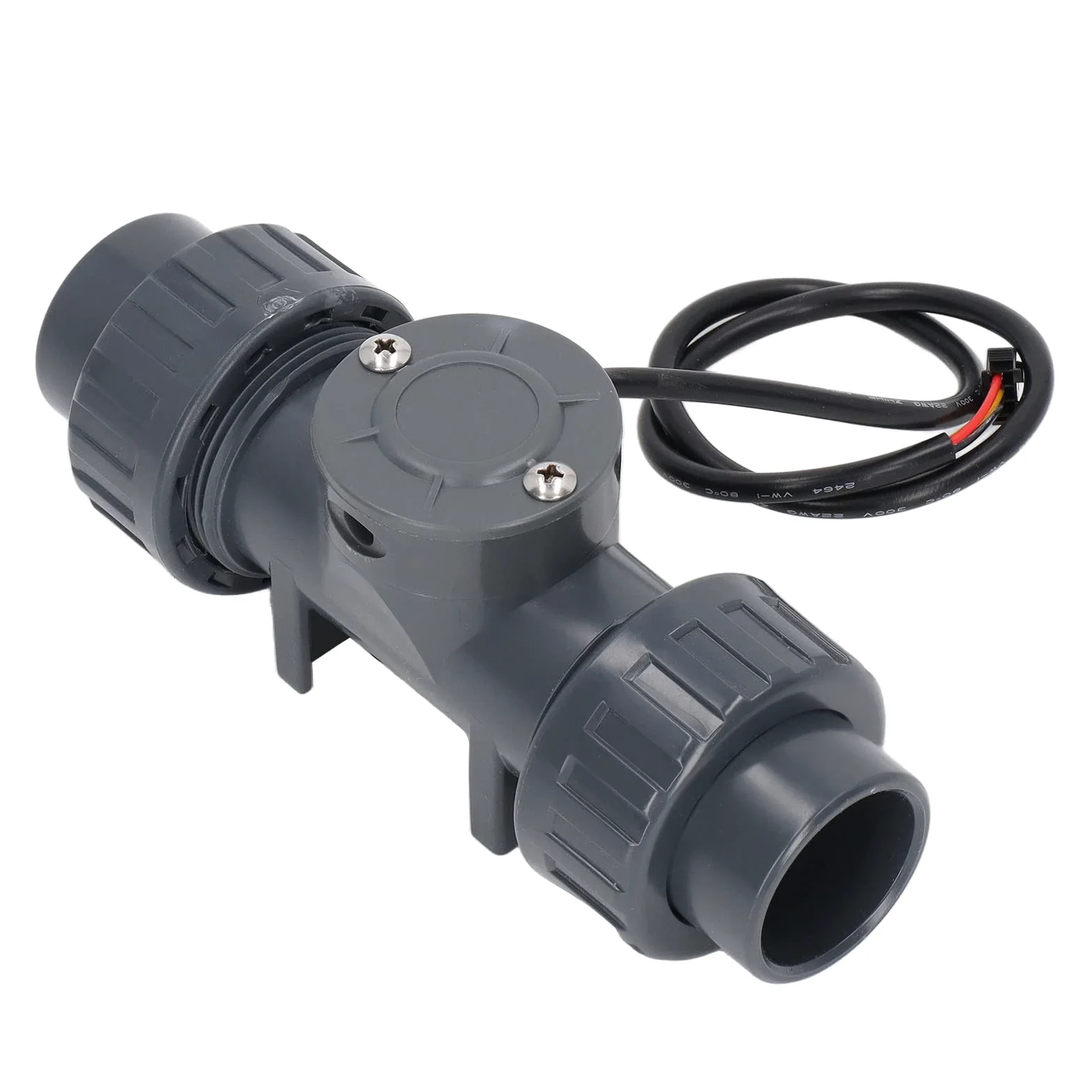 Medidor de Flujo Sensor de Flujo de Agua Medidor de Fluido Contador Interruptor Resistente a álcalis DN25 Cable de 50 cm para Plantas de Agua residenciales petroquímicas