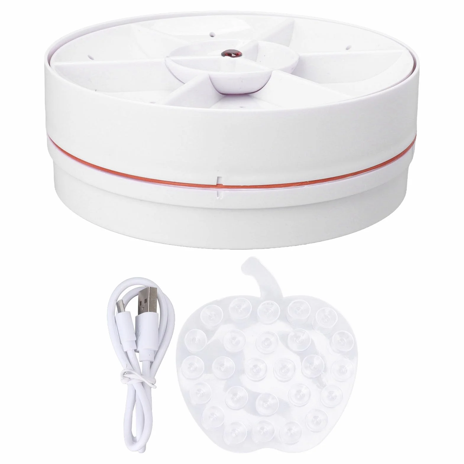 Lavavajillas portátil mini inalámbrico para frutas y verduras rojo