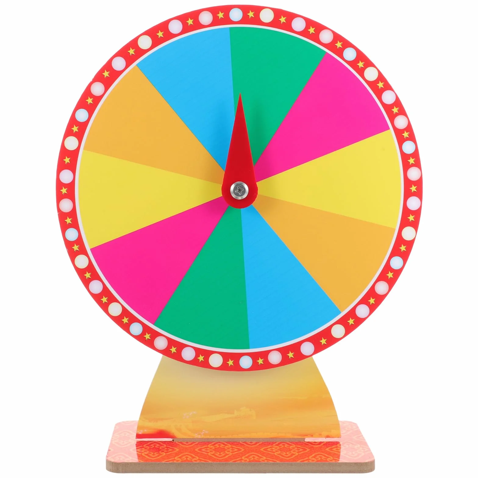 Rueda para Premios con Soporte de Escritorio - Ruleta de la Fortuna para Fiesta - Juego Suerte para Carnaval