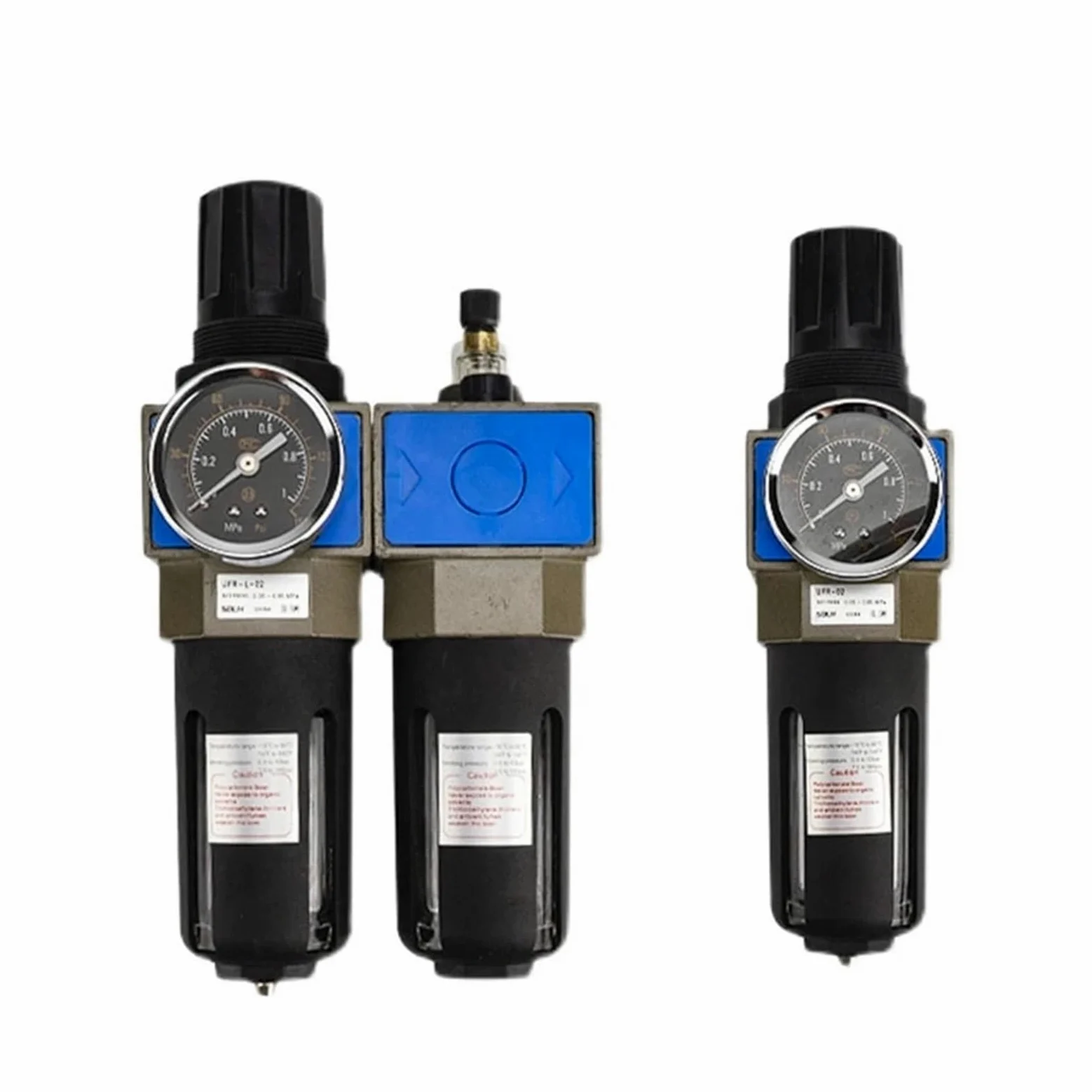 Válvula Reductora neumática UR/UF/UL/UFR/UFRL Tratamiento de Aire Separador de Agua y Aceite Filtro de Aire Regulador de presión UFR-02 UF-03(UF-02)