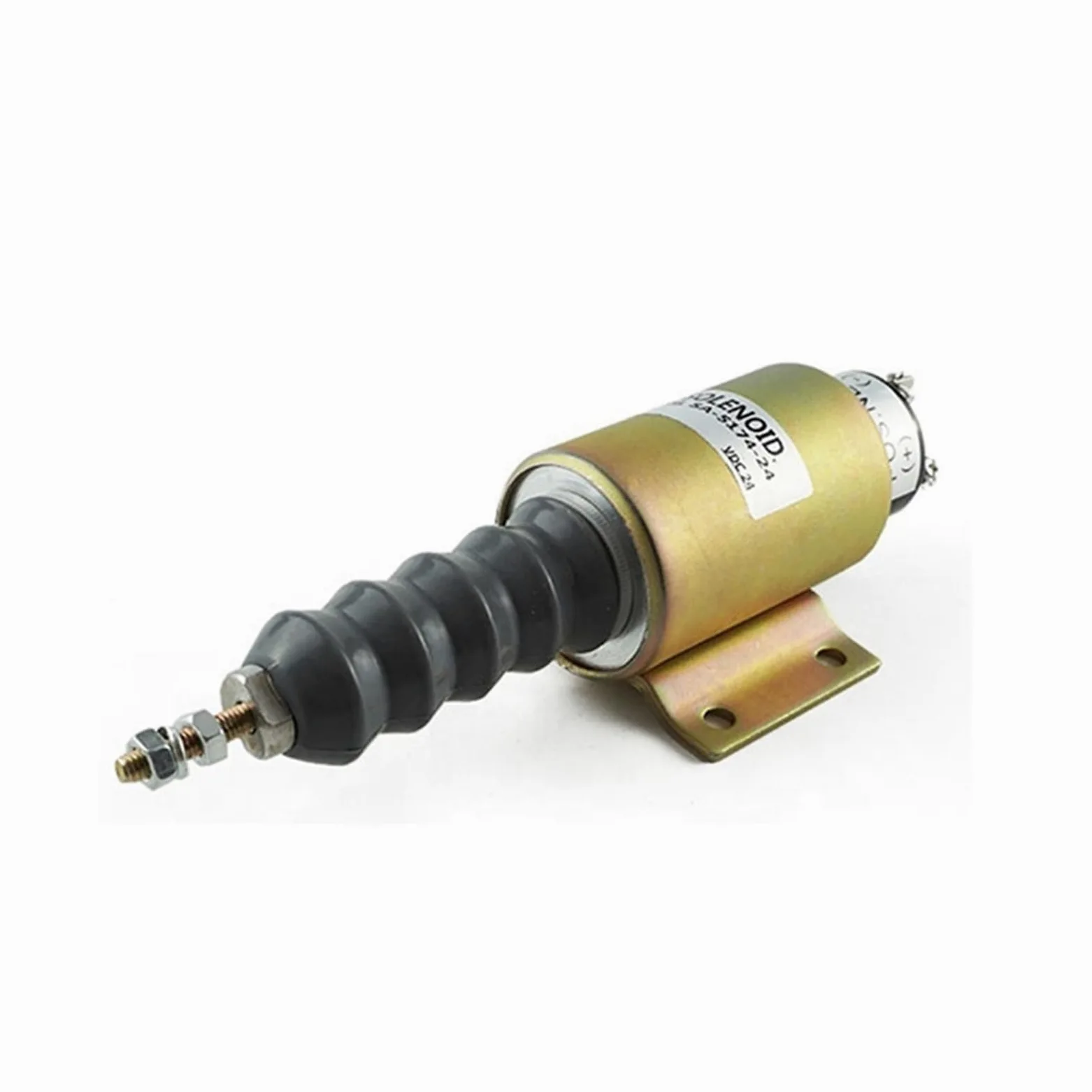 solenoides Solenoide de Parada de Apagado de Combustible de Bobina de Piezas de Motor diésel SA-5174-12 12V/24V SA-3838-24 (Color : 24V)