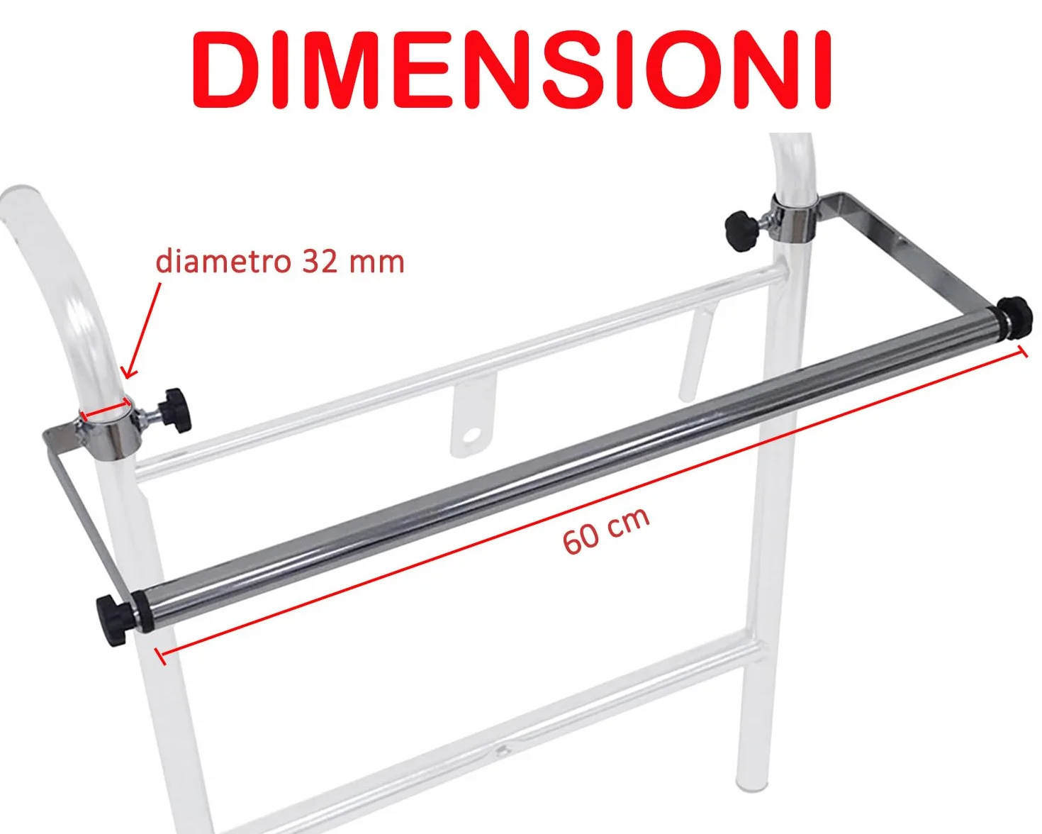 Soporte porta rollo Lybra MOX330 Art. MIA370