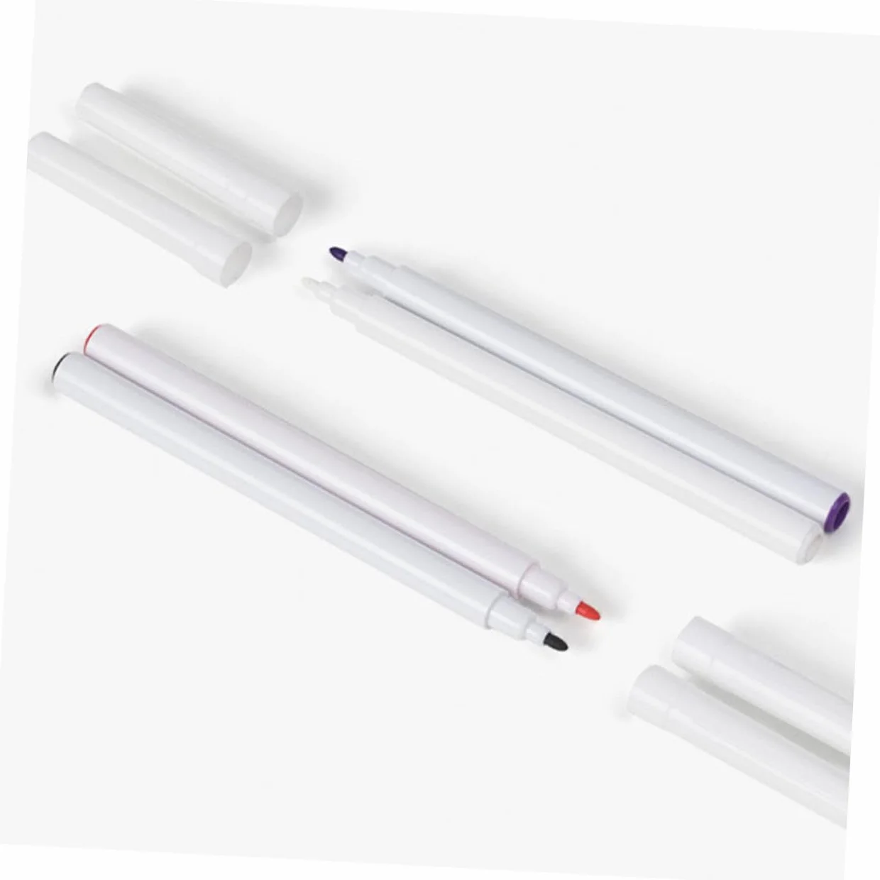 Rotuladores Profesionales para Tatuar 4 Pcs Cabezal Simple de Plástico Blanco