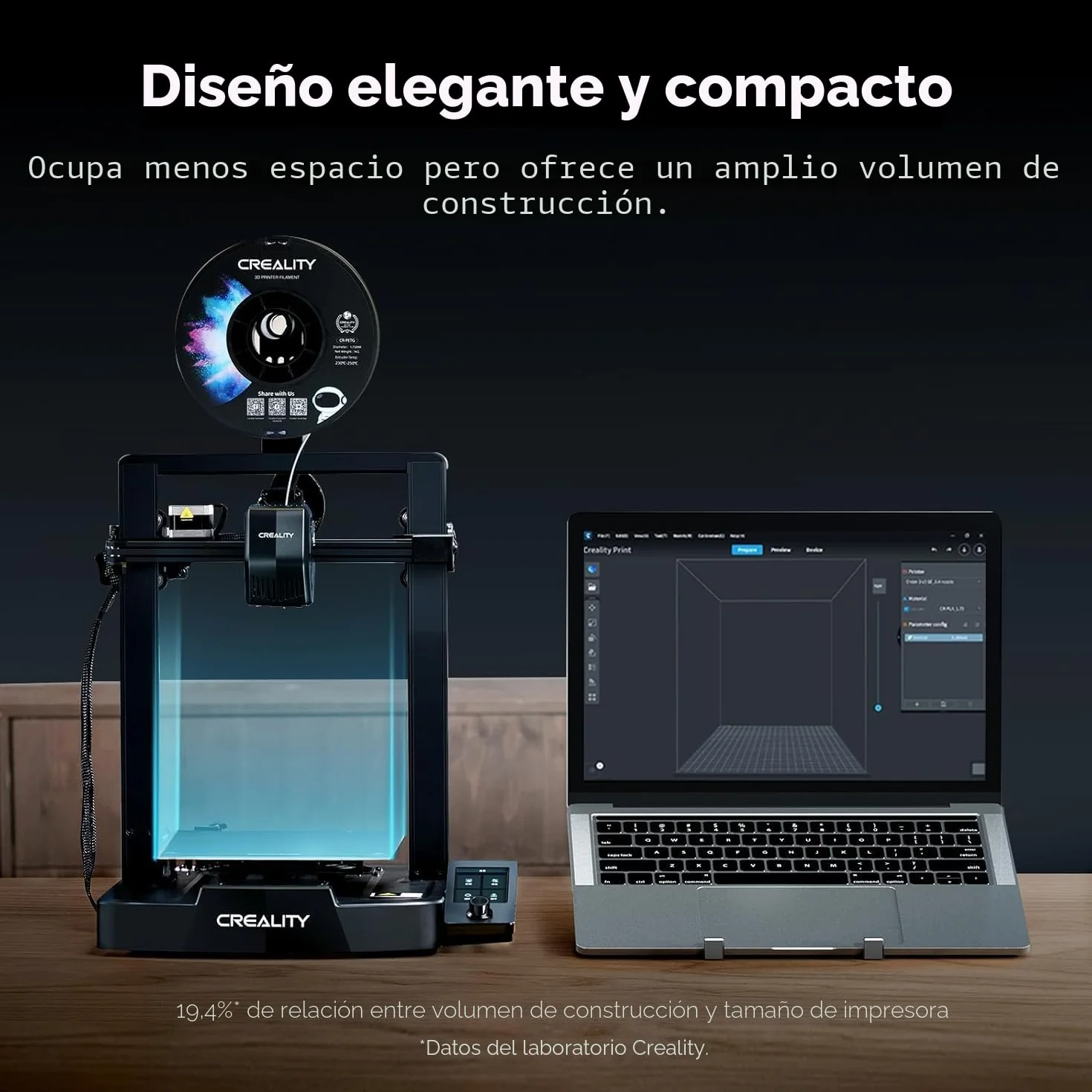 Creality Ender-3 V3 SE Impresora 3D Velocidad de Impresión 250mm/s Más Rápida, Impresora 3D con CR Touch y Nivelación Automática Montaje Rápido 220x220x250mm Compatible con PLA/TPU/PETG