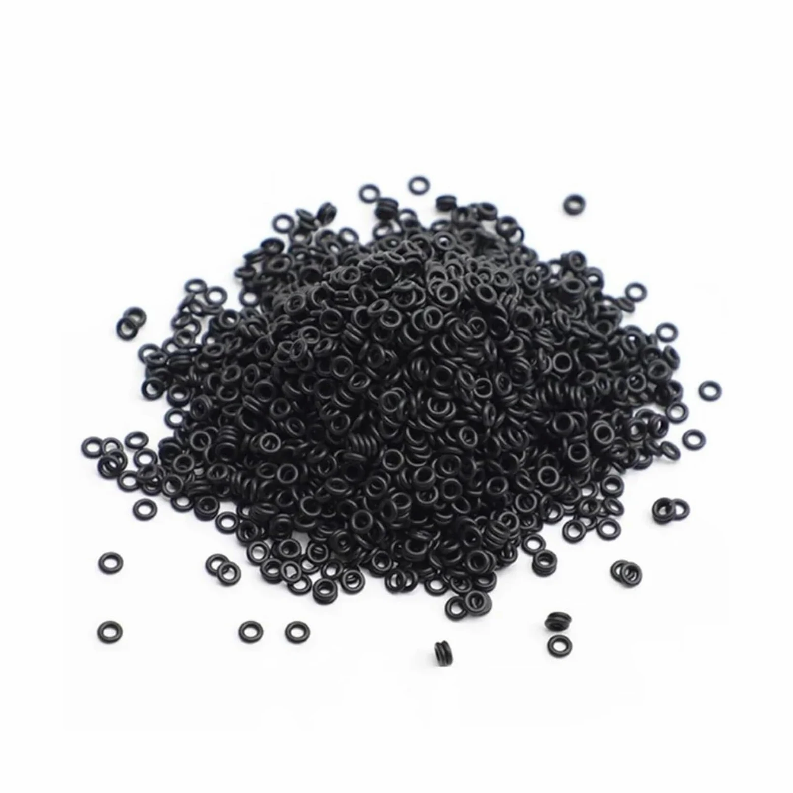 50 Uds. Junta de anillo de sellado resistente al aceite NBR negro, arandela de junta tórica de goma de nitrilo butadieno a prueba de agua OD 3mm ~ 35mm - Kit de juntas surtidas