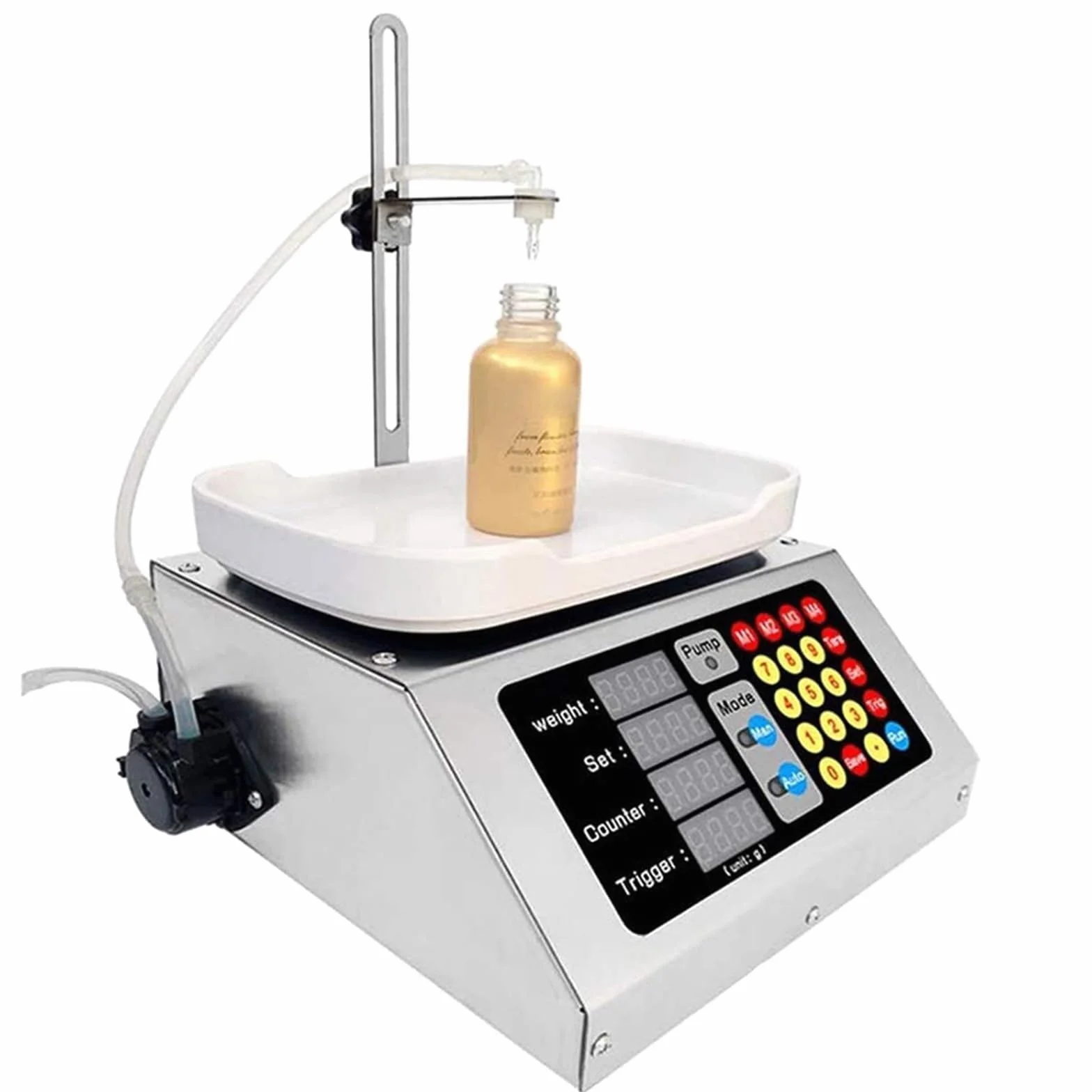 Máquina de llenado de líquidos viscosos, Volumen de llenado 20-10000 ml Llenadora de Miel, Máquina de llenado automática Máquina de llenado de líquidos viscosos con Pegamento Tahini