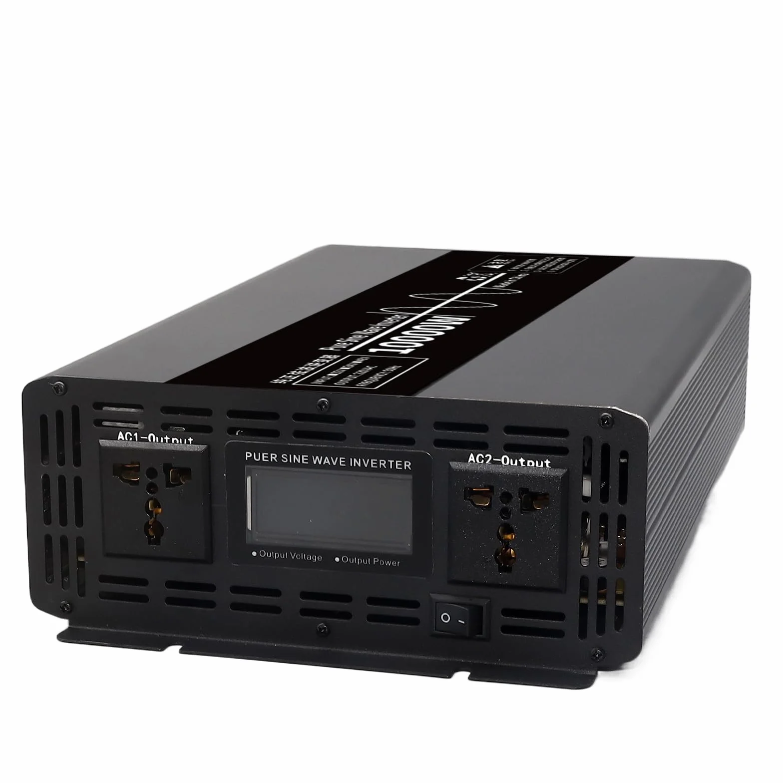 Inversor de Onda sinusoidal Pura de 10000W CC 12V /24V /48V a CA 110V/220V para Panel Solar hogar Exterior RV Camping Inteligente,12V