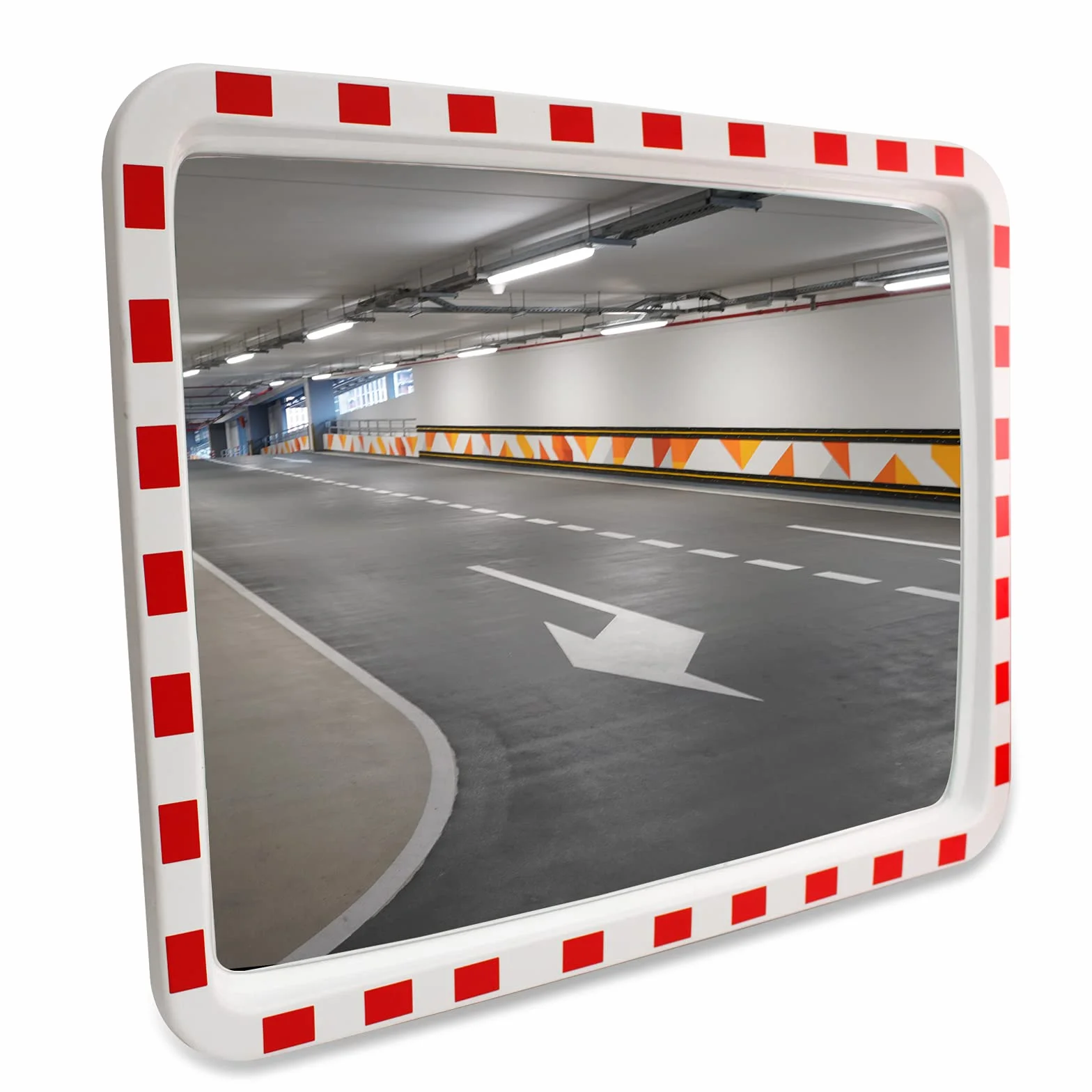 Tráfico Espejo rectangular 60.x 80.cm calle überwachungsspiegel Seguridad Espejo Convexo Espejo Interior y Exterior amplio Efecto labt