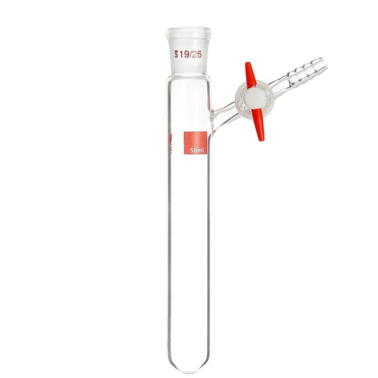Matraz Erlenmeyer Graduado de Borosilicato, Frasco de reacción de Vidrio borosilicato de Fondo Redondo de una Sola Boca for Laboratorio, de 25 a 500 ml(500ml/24)