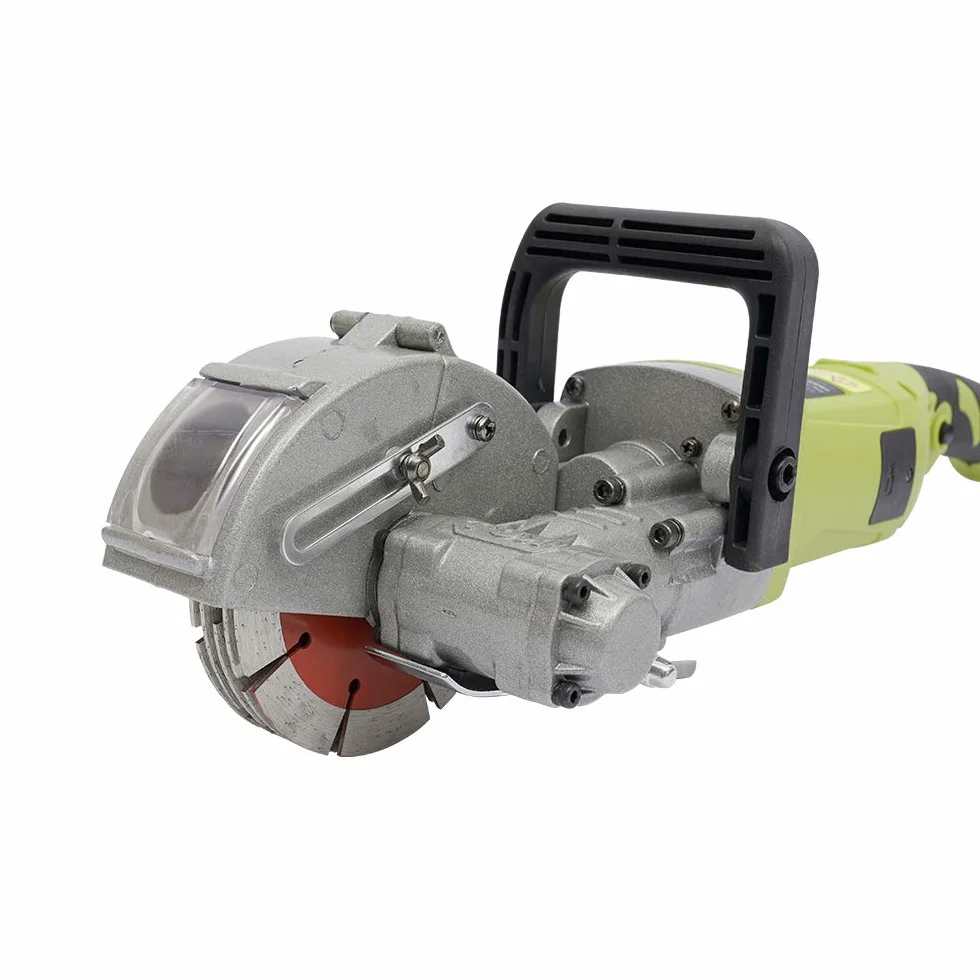 Fresadora eléctrica de pared 4000 W, Fresadora de Ranura Eléctrica 6500 rpm, Cortadora de Surco pared con 5 Hojas de Sierra, Ancho Ranura 33 mm