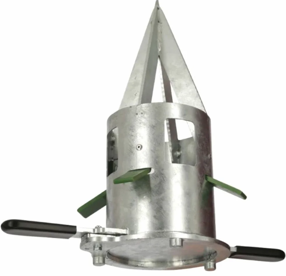 Kerbl 29428 BigBag Salida, vaciado controlable, reutilizable, metal galvanizado