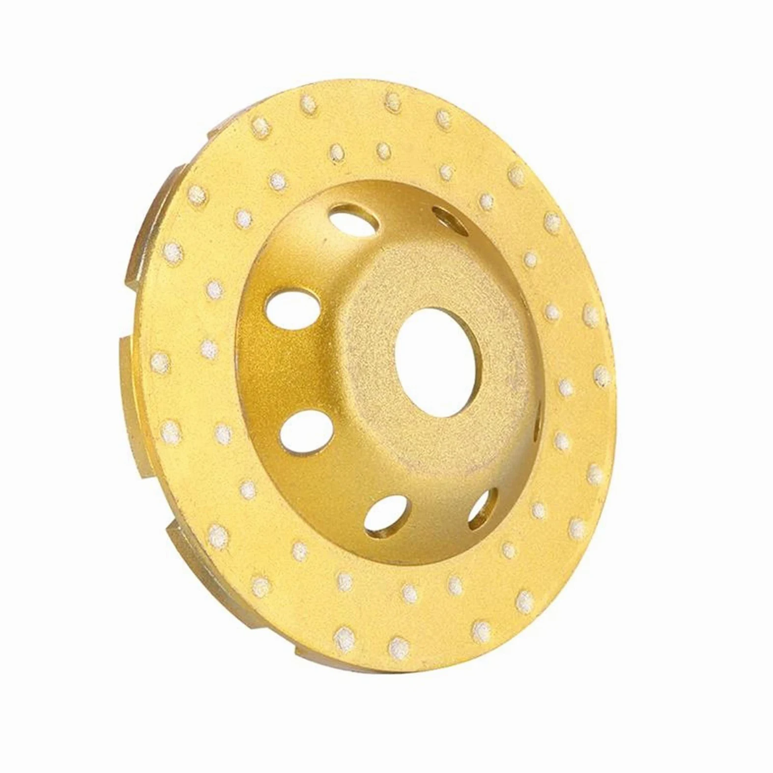 Disco de Corte de Taza de Muela de Segmento de Diamante de 125Mm para Almohadillas de Pulido de Muela de Diamante de Granito, Mármol Y Hormigón