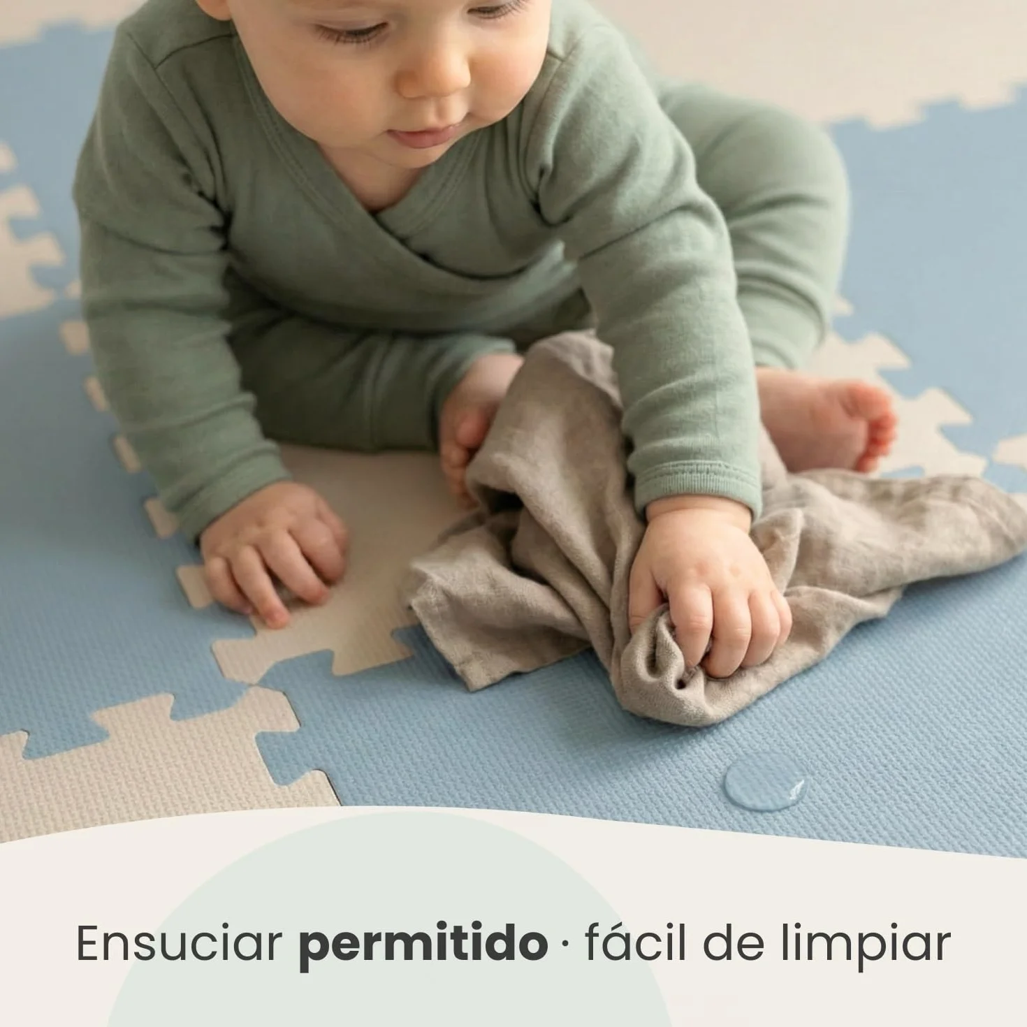 LittleTom Alfombra Puzzle para Niños 30x30 cm Espuma EVA Antideslizante Certificada TÜV