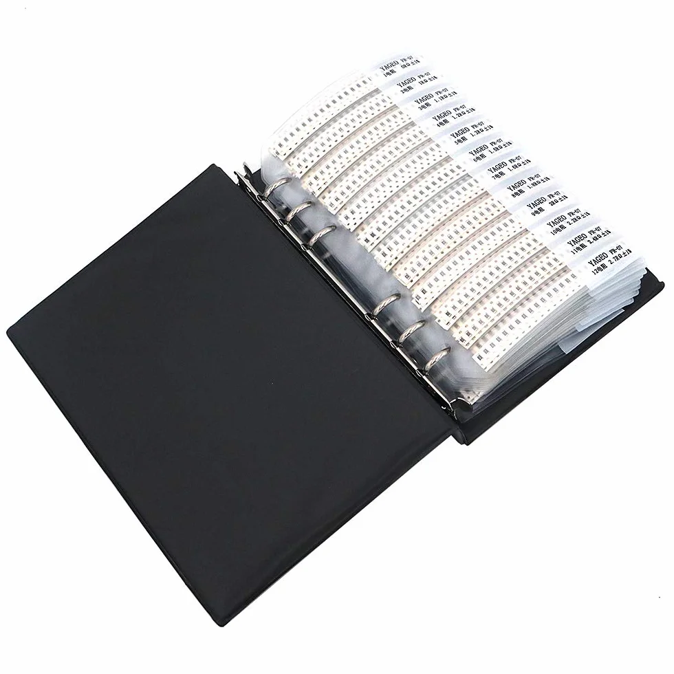 DollaTek 8500pcs SMD Resistor Sample Book 1206 1% 0 ohm-10M Ohm 170values