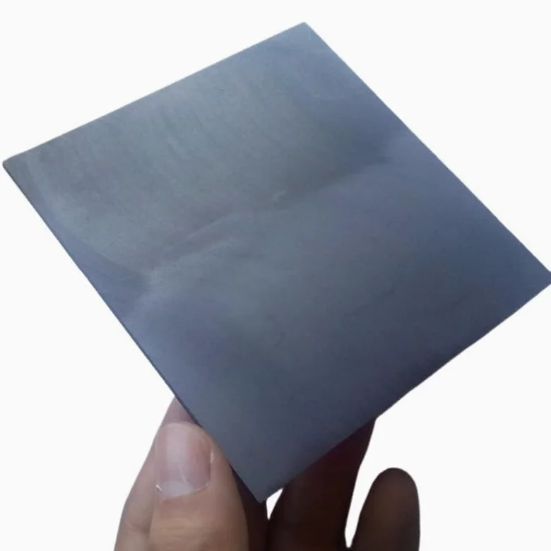 1 molde de placa de hoja de grafito for crisoles de impresión, herramienta de grafito de carbono DIY for aplicaciones de alta temperatura(100x100x50mm)