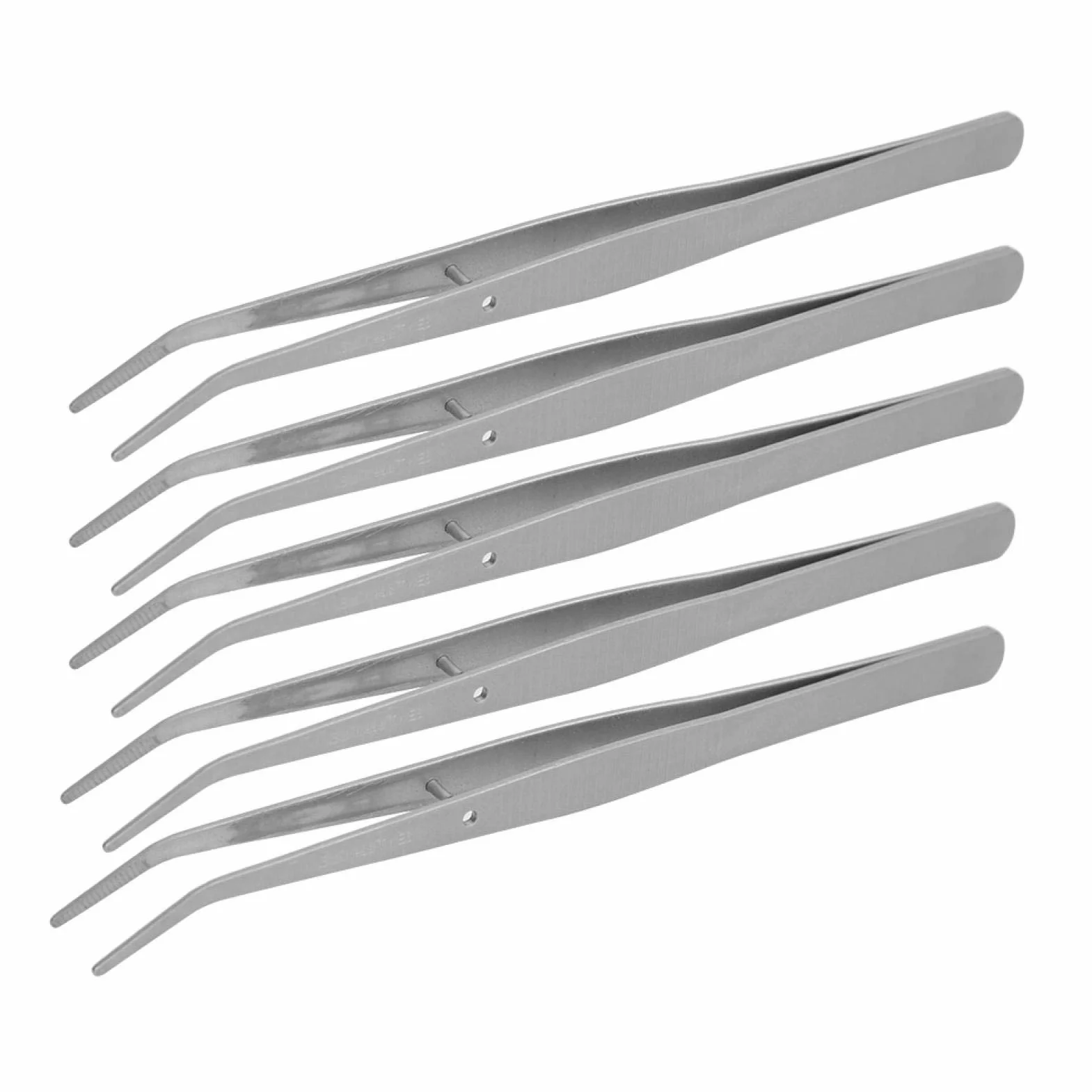 Pinzas Precision Acero Inoxidable 5 Piezas Pinza Curva Quirurgicas Profesional