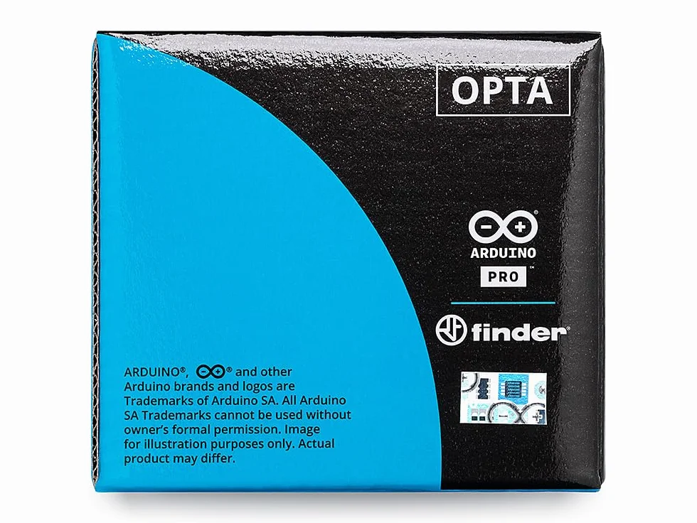Arduino Opta Lite [AFX00003]: controlador compacto para IoT industrial con E/S digitales, entradas analógicas, compatibilidad con Modbus y Edge Computing para sistemas de automatización y control