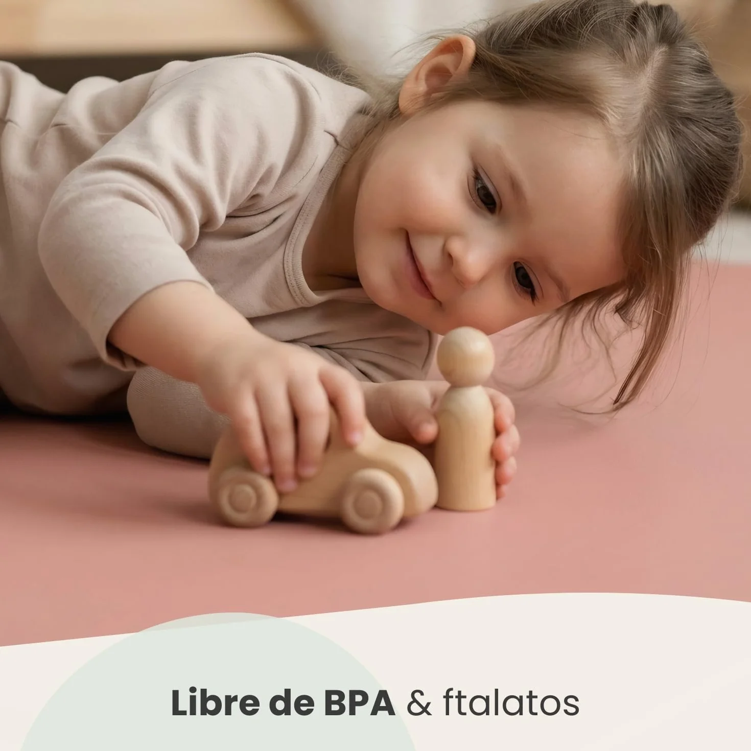 LittleTom Alfombra Puzzle para Niños 9 Piezas 30x30 cm Espuma EVA Antideslizante Certificada TÜV