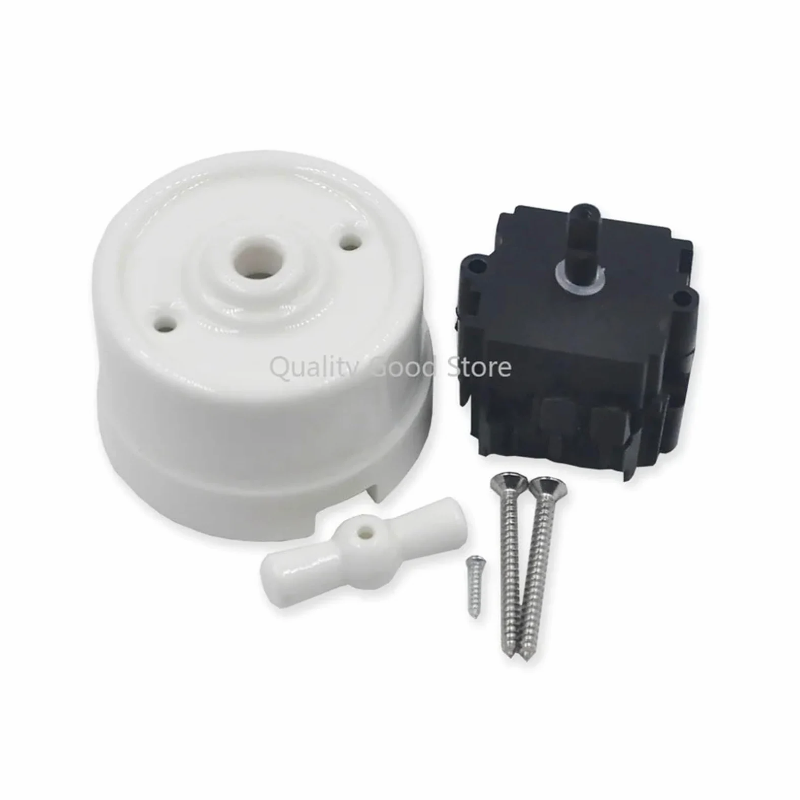 Interruptor giratorio de luz de pared(White Socket)