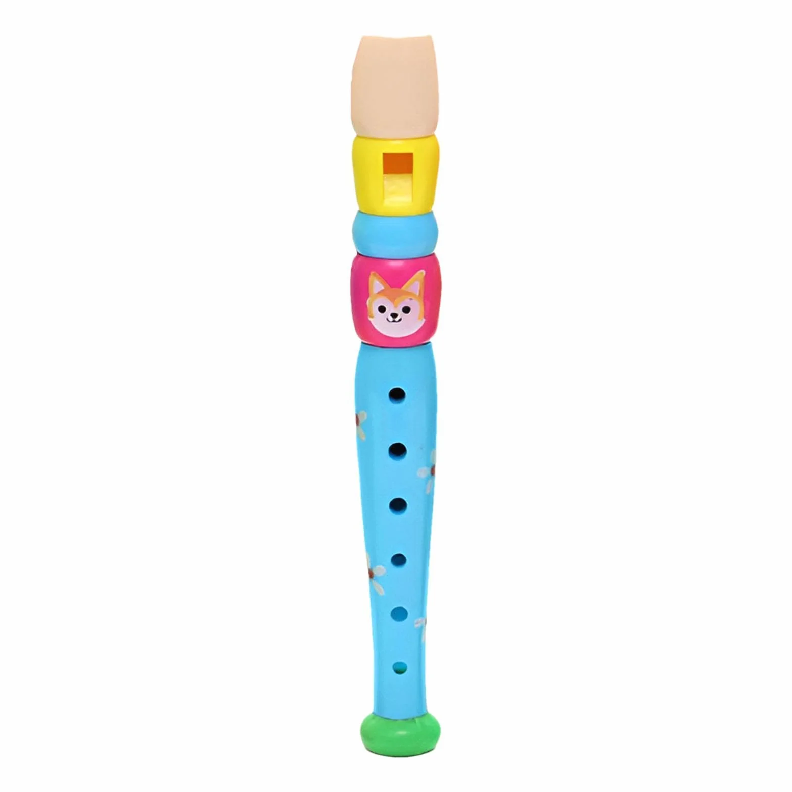 Flauta de Colores para Niños Juguete Musical de Madera Educativo Aprendizaje