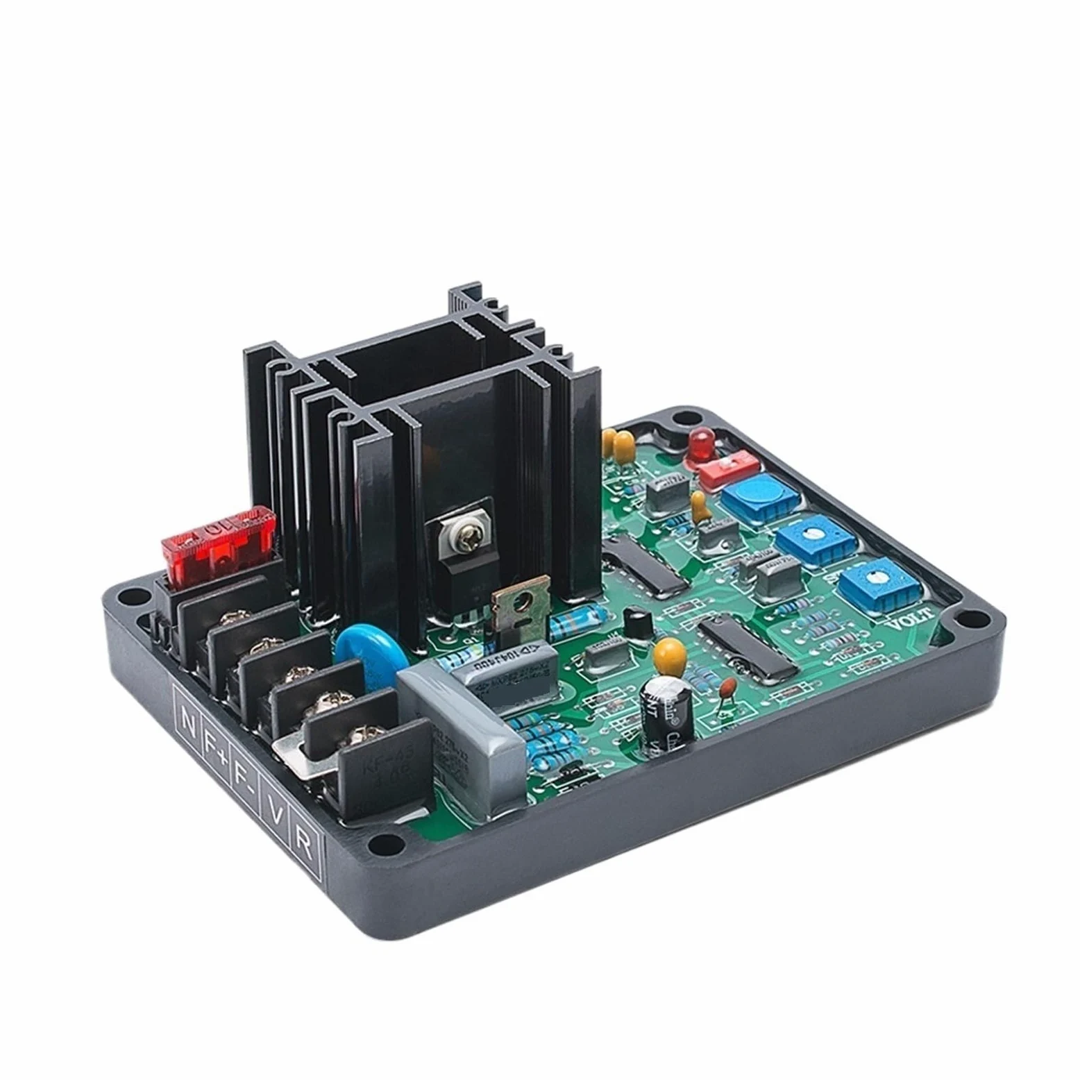 Regulador de voltaje del generador AVR GAVR 12A, motor sin escobillas, alternador de CA