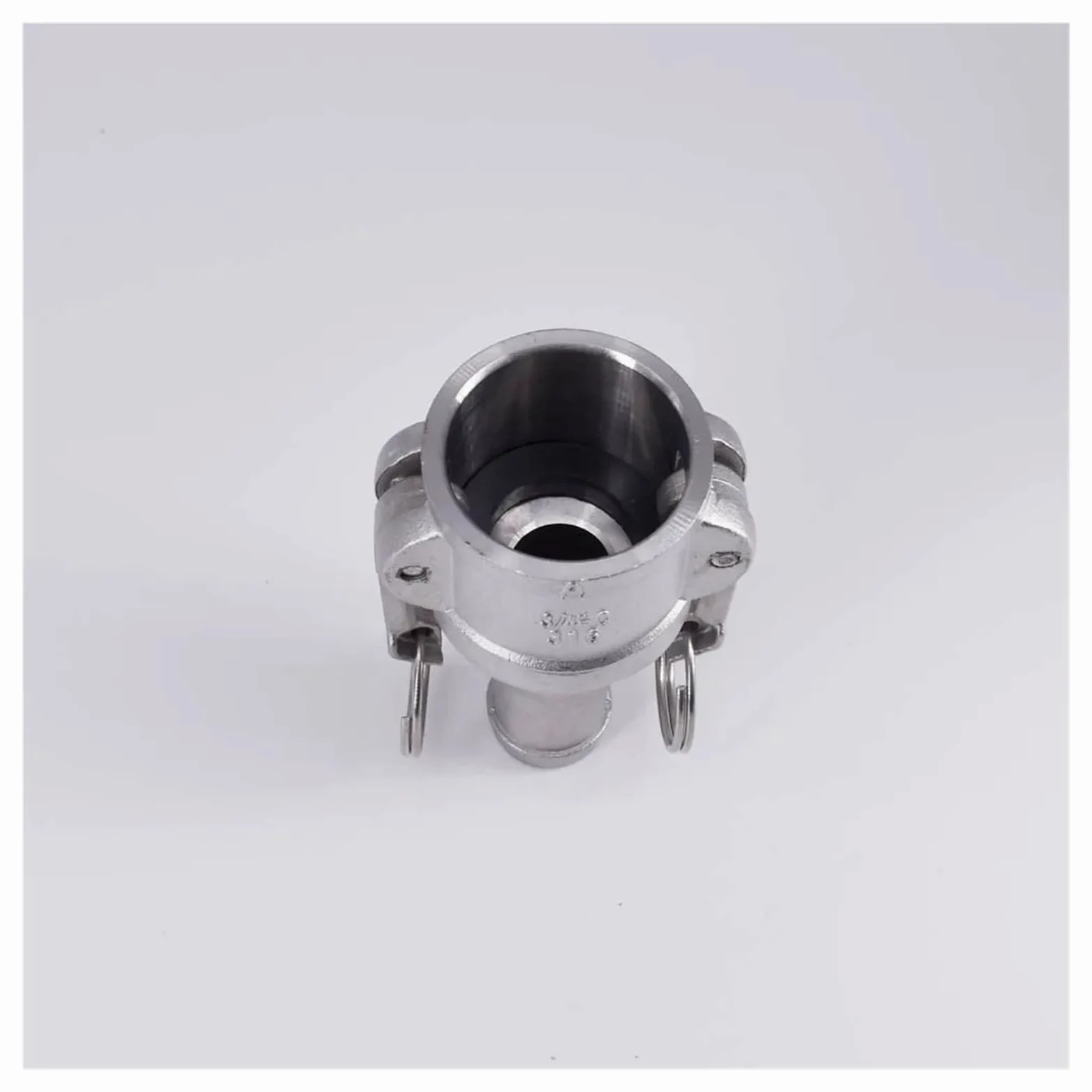1/2 "Hoosetail Barb X Socket tipo C Camlock Acoplamiento de desconexión rápida 304/316 Stianless Cam Groove(304,C_2-1/2")