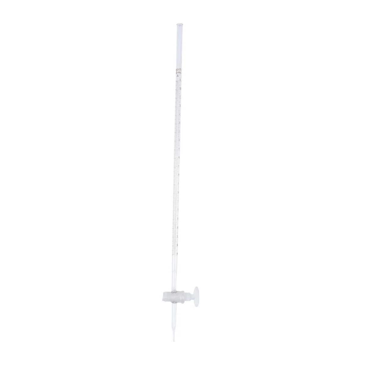 COLLBATH Bureta de laboratorio químico de vidrio de borosilicato, ideal para de ácidos, equipado con de paso, adecuado para clases escolares y experimentos científicos