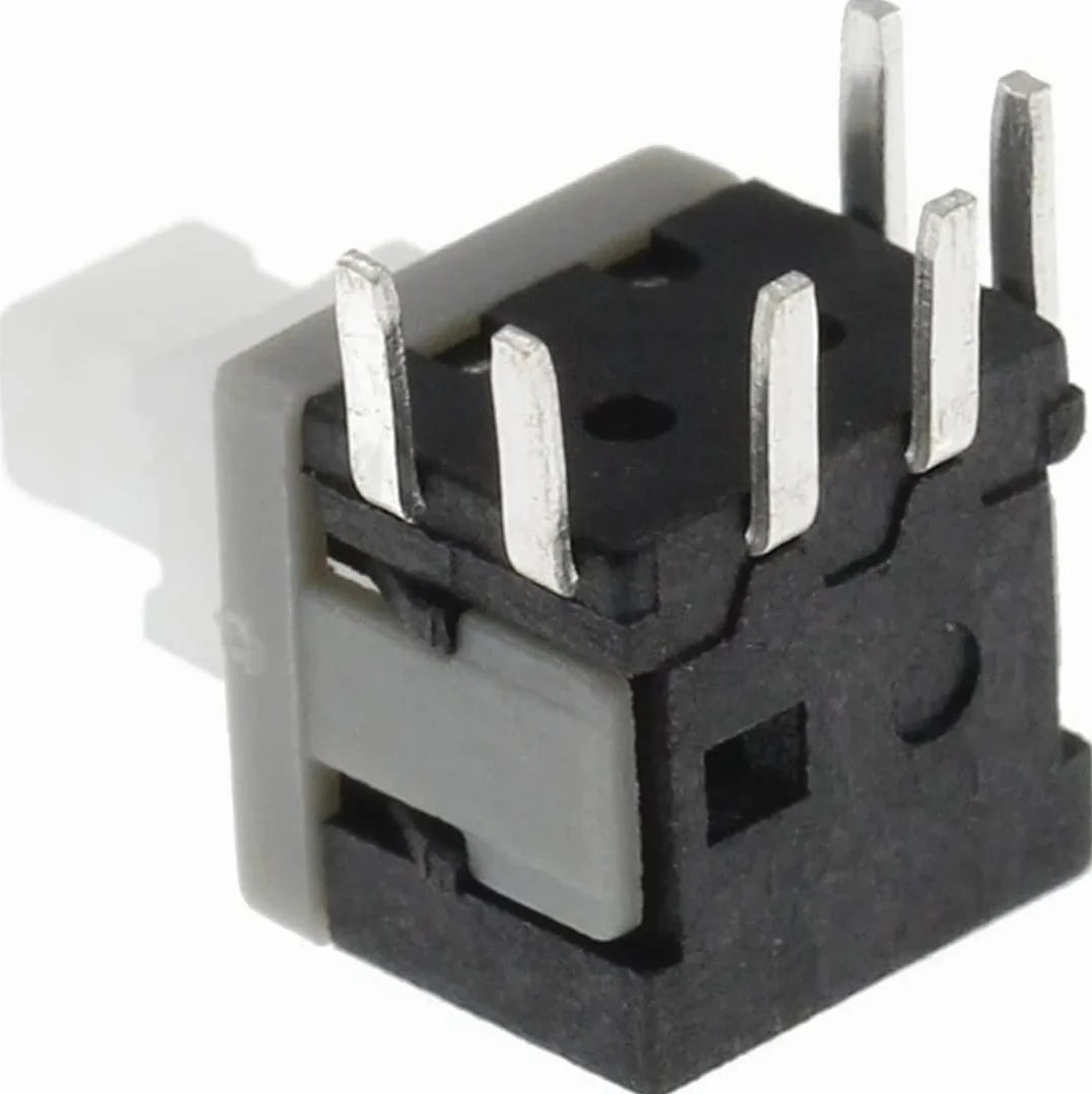 Interruptores de palanca, microinterruptor, botón del interruptor de encendido, interruptores de palanca, microinterruptor 100PCS Kft-5.8 5.8x5.8MM Lado de cierre táctil 6Pin Microinterruptor de inter