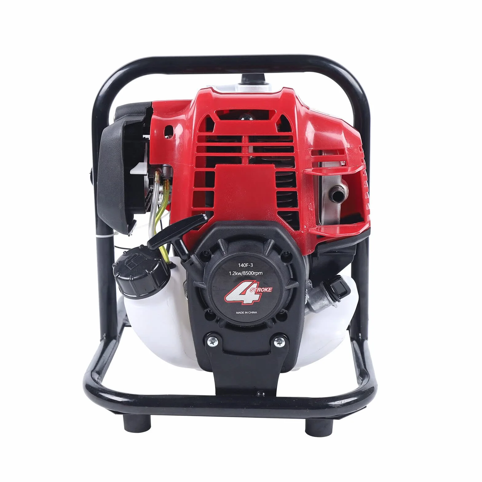 Bomba de Agua de Gasolina de 1,2 kW - 4 Tiempos, 1 Pulgada, Alta Presión - Para Riego de Jardín y Campo