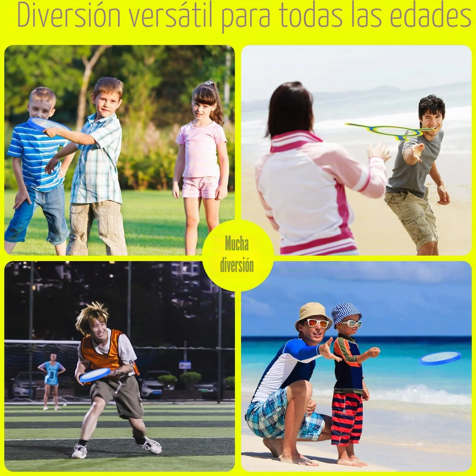 deAO Boomerang 5 Piezas Bumerán Clásico Brilla Oscuridad Volador Aire Libre Juguete Niños Adultos