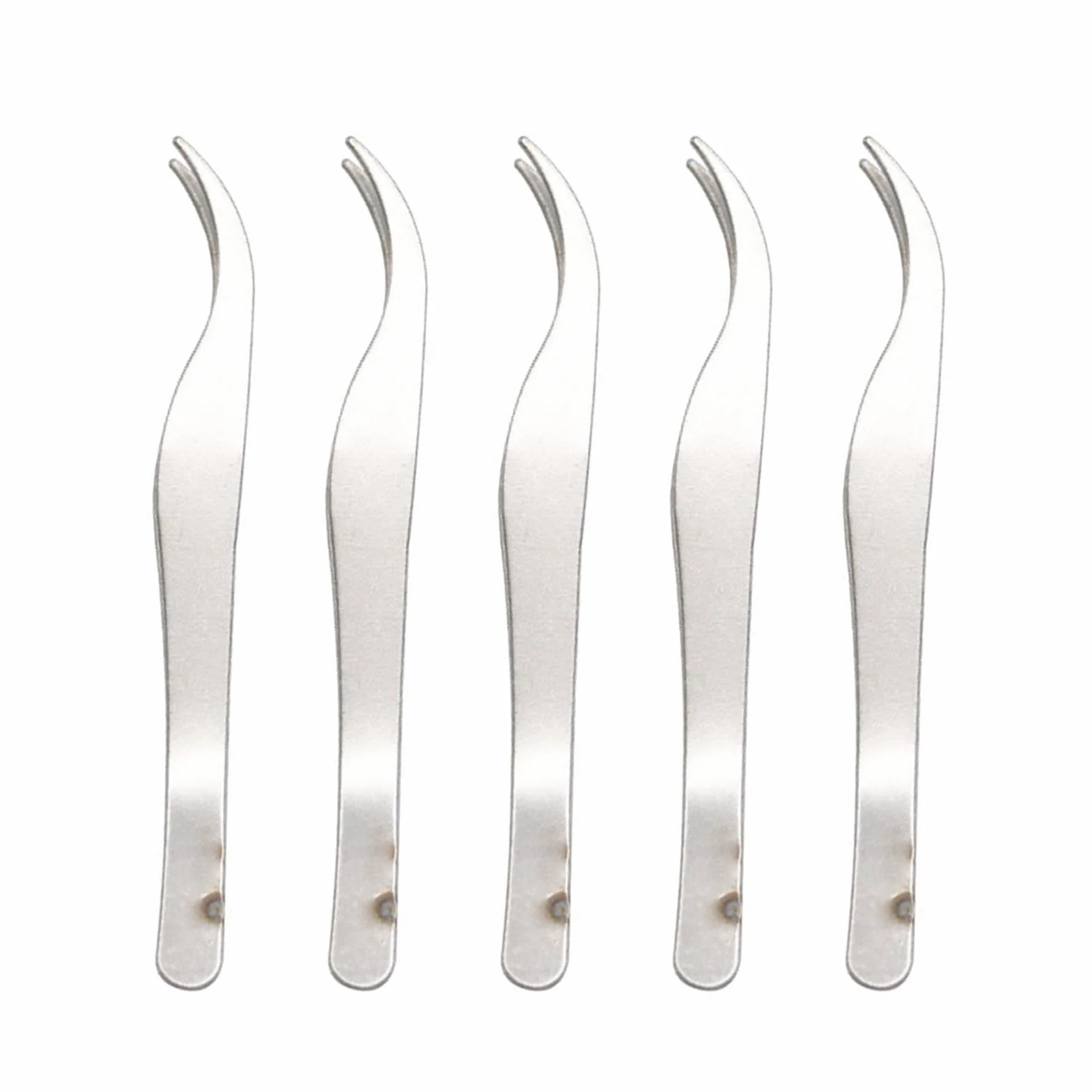 Pinzas de acero inoxidable 5 piezas para eliminación de astillas y cuidado de cejas, herramienta de belleza profesional