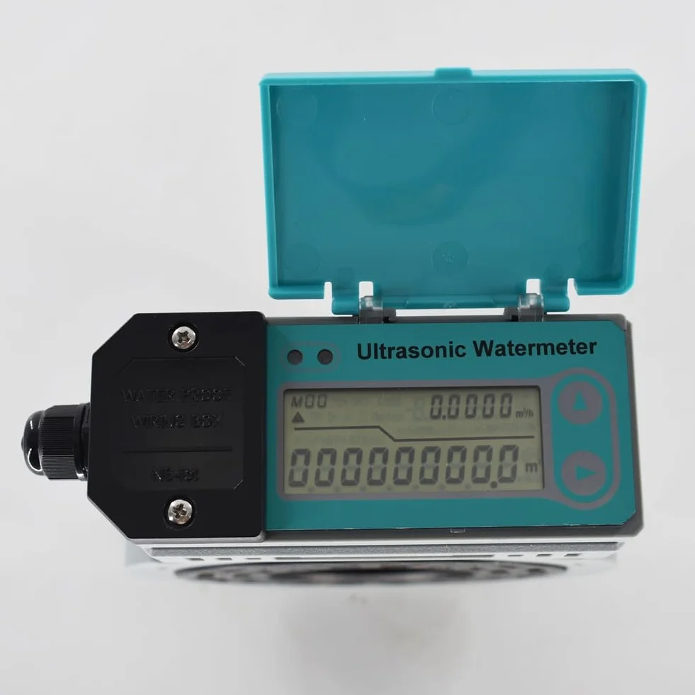 Medidor de Flujo de Agua Ultrasónico DN100 RS485 IP68 Batería