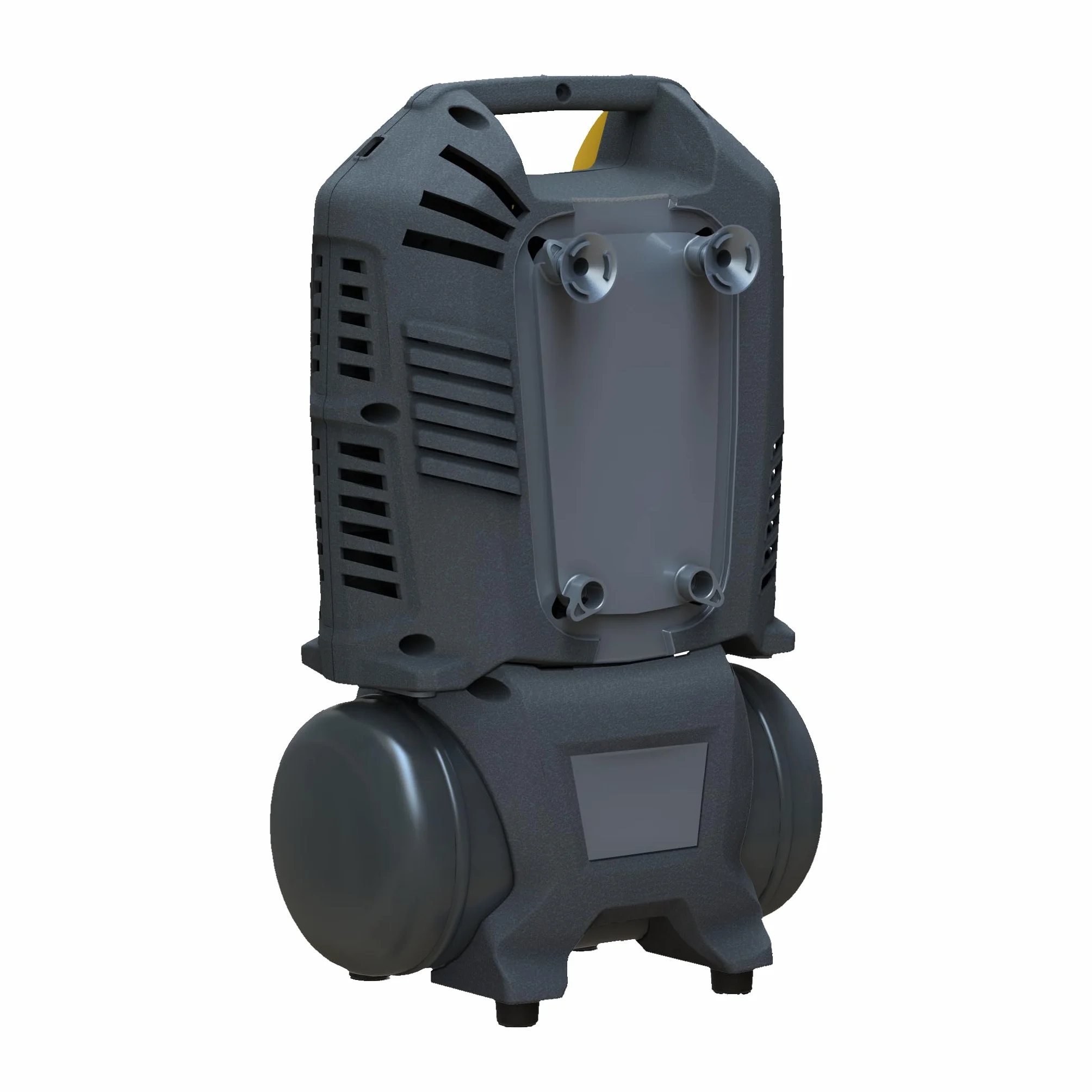 SCHNEIDER PackMaster - Compresor portátil en maletín de 6 litros, compresor sin aceite con manguera flexible, presión máxima: 8 bar, potencia: 1,5 CV, nivel de ruido: 88 dB LwA