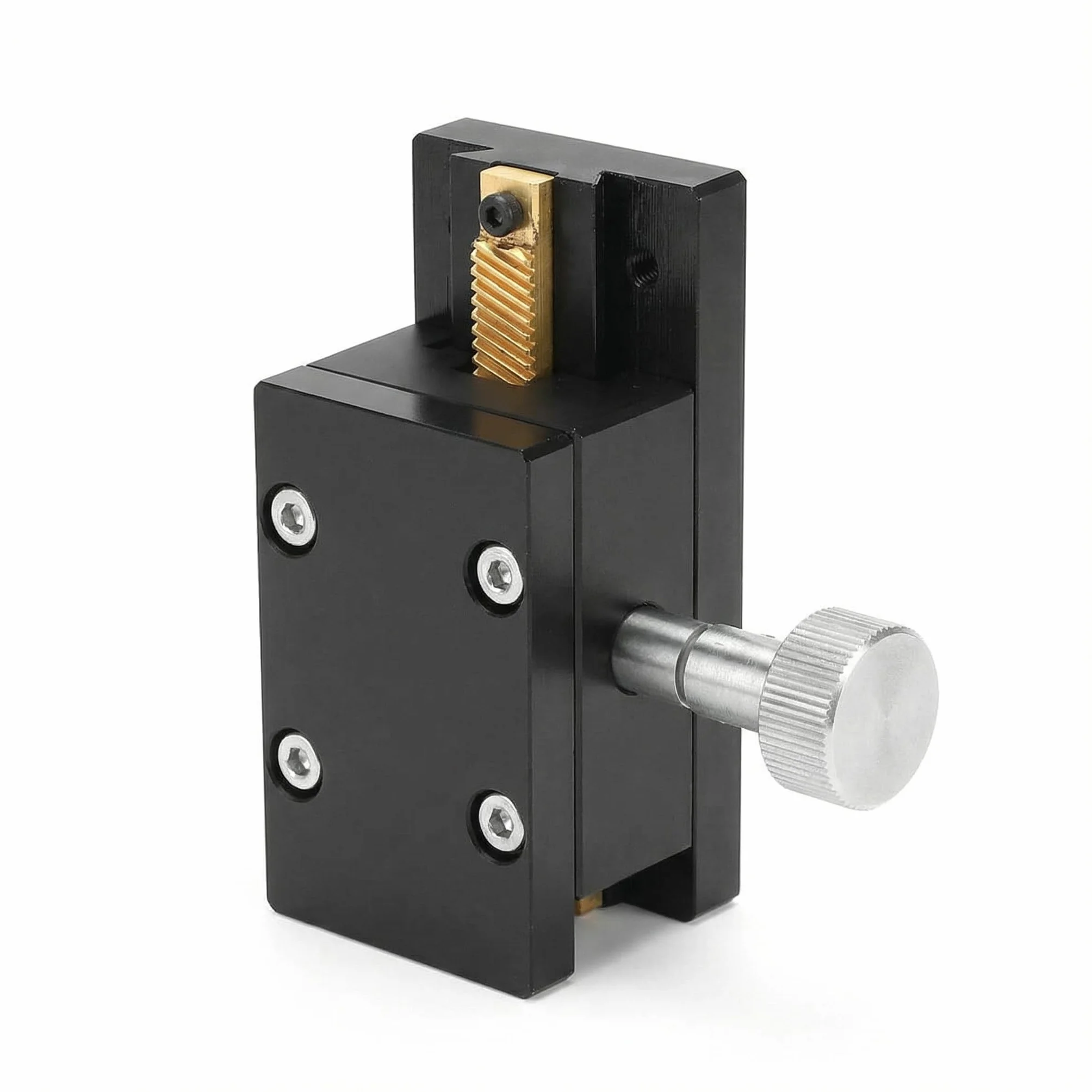 Ejes Z Etapa Lineal Giro Manual Plataforma de Ajuste Fino Mesa Deslizante Aleación de Aluminio SPZ40 60 para Equipos Ópticos