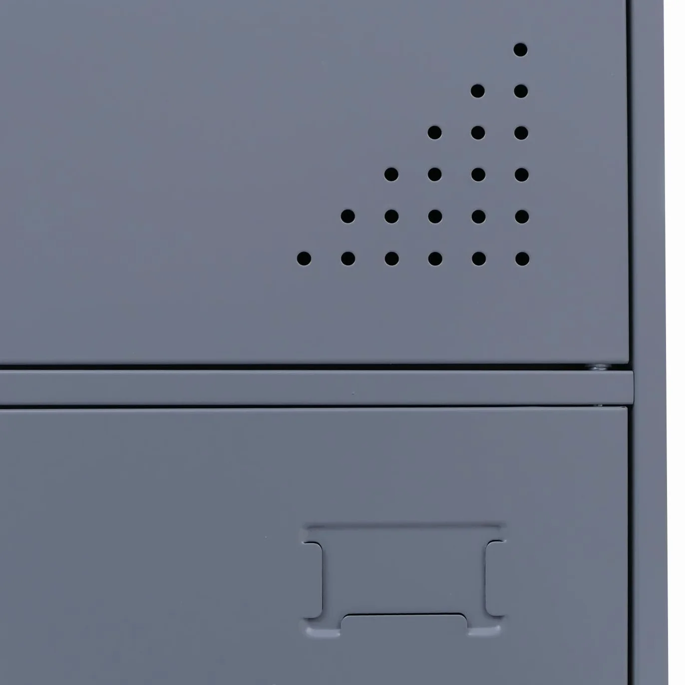 Mendler Taquilla HWC-P63 con 3 puertas, 90 x 38 x 45 cm, acero, color gris