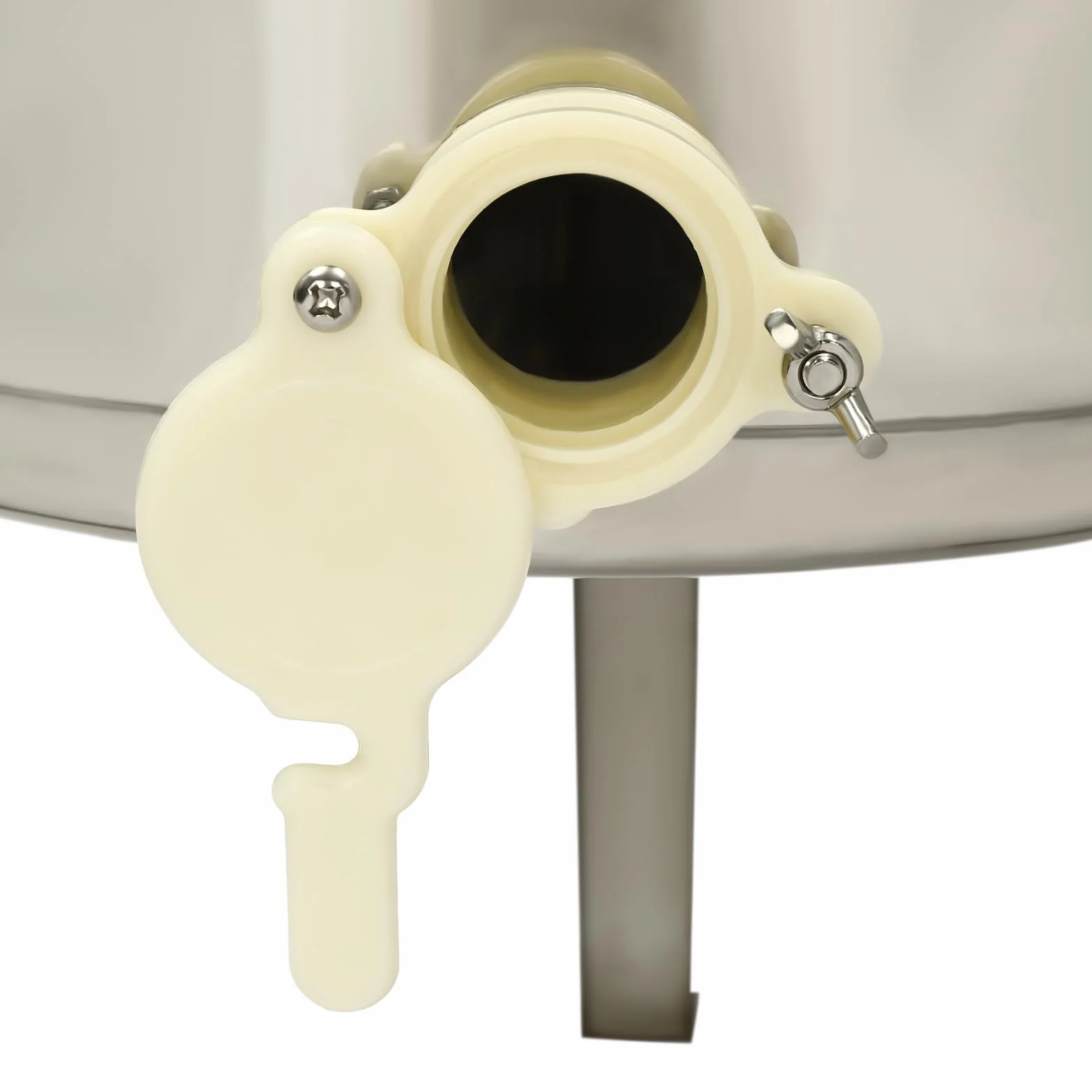 Extractor de miel eléctrico, extractor de miel de 4 marcos de acero inoxidable, extractor de miel de 140 W con salida de miel y tapa acrílica, centrifugadora tangencial eléctrica para la