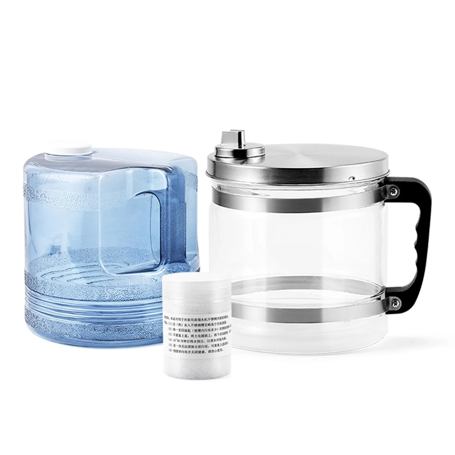 Contenedor colector de agua para encimera, destilador, máquina destilada, botella de repuesto para hogares o laboratorio, almacenamiento de agua destilada