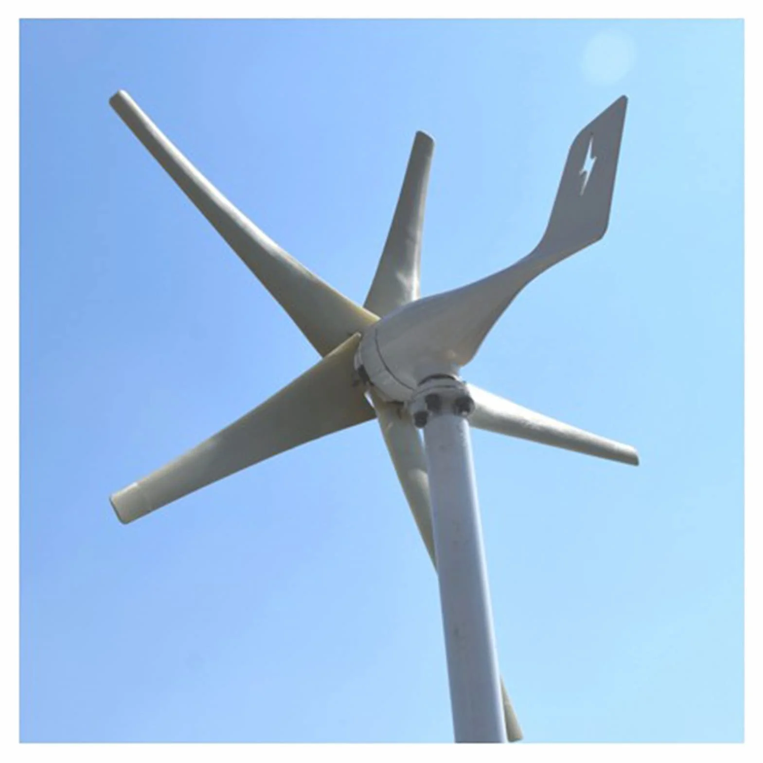 Aerogeneradores 3000W 5 Blades Energía libre Molino de viento 12V 24V 48V Energía eólica Pequeño Generador de Turbinas de Viento Generador MPPT Controlador para uso en el hogar Energía solar y eólica