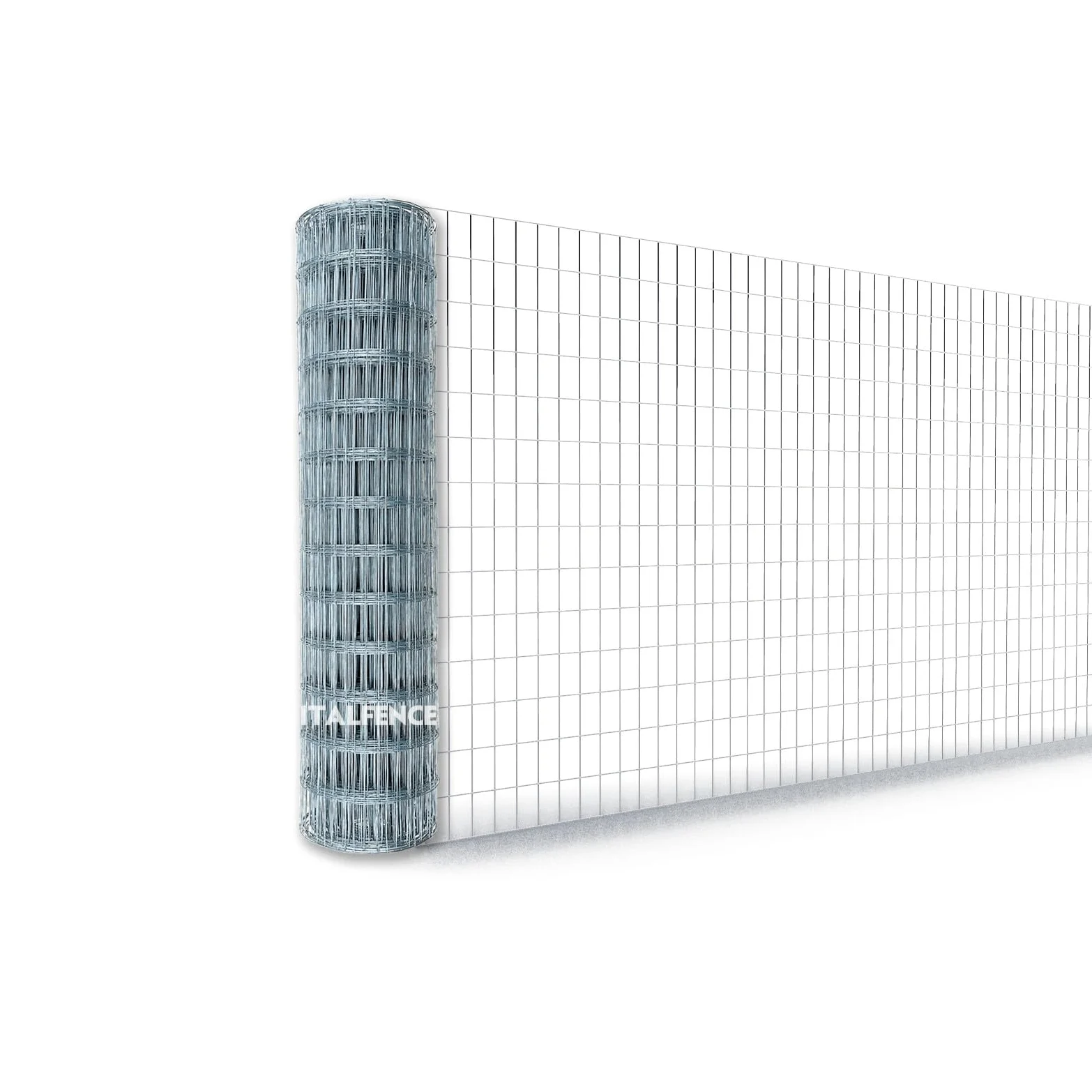 Malla metálica electrosoldada Ø1,80mm, galvanizada, 25m [175cm]
